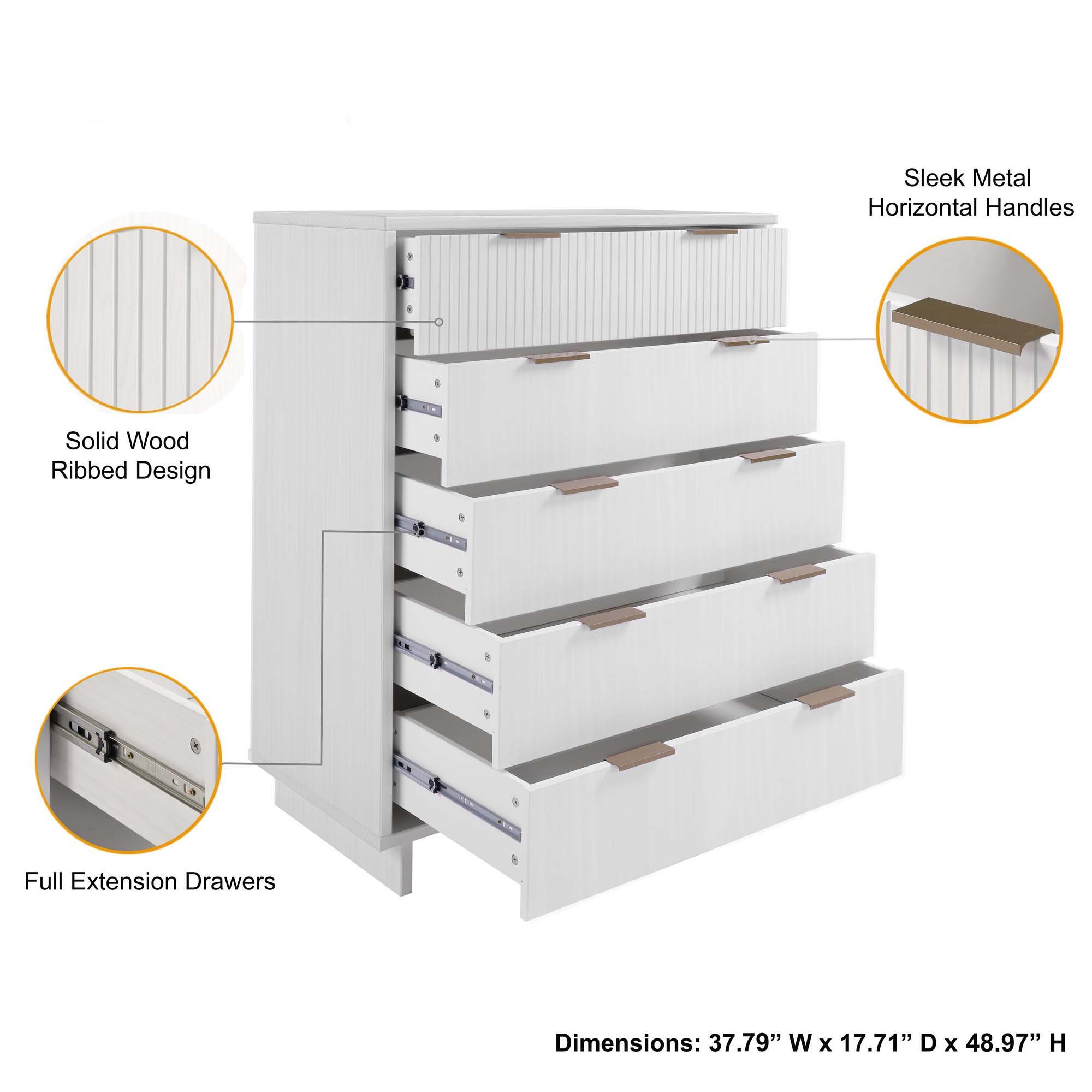 Granville - Chest With 5 Drawers