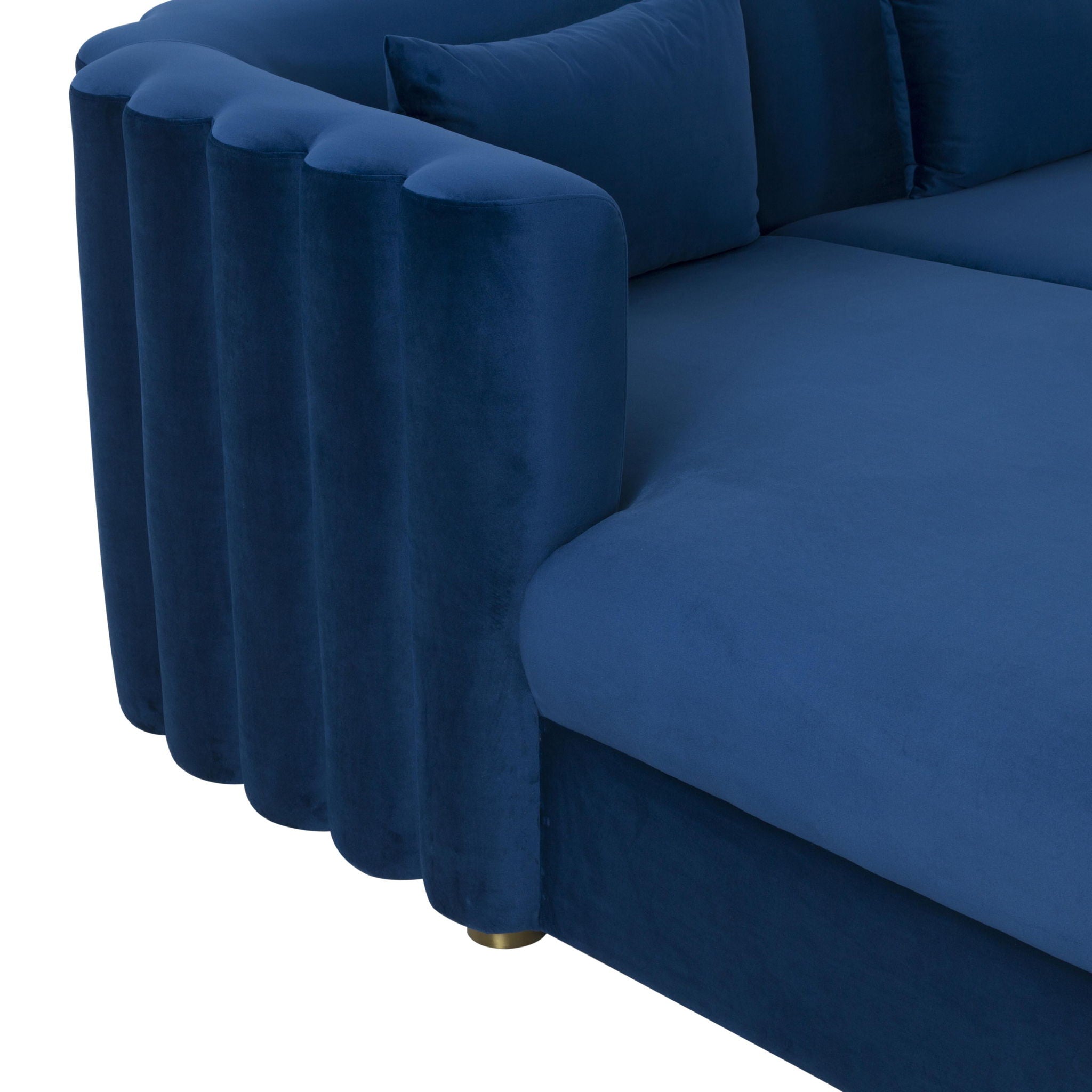 Callie - Velvet Sectional - LAF