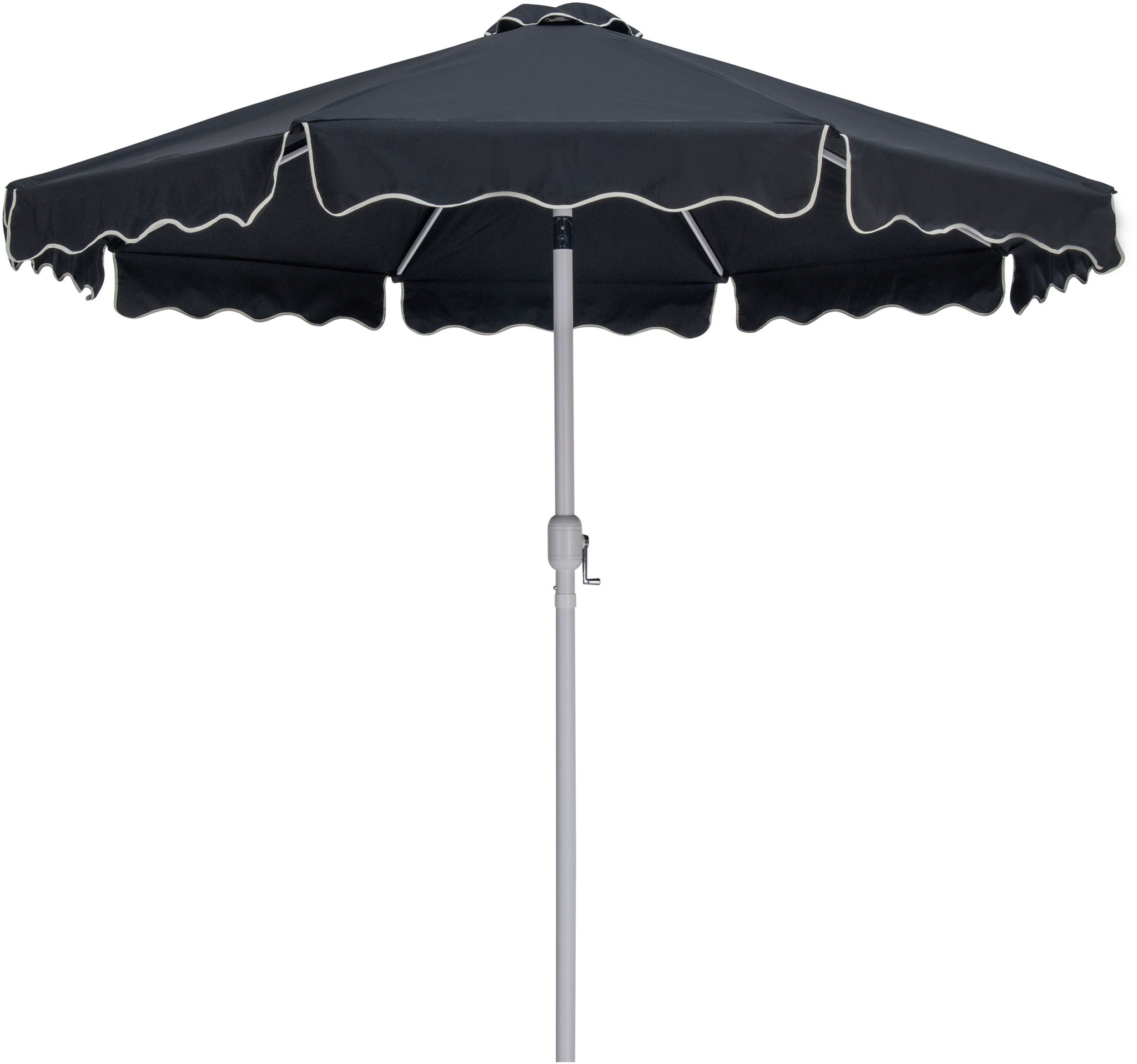 Amalfi - Aluminum Patio Umbrella - White Base / White Pole
