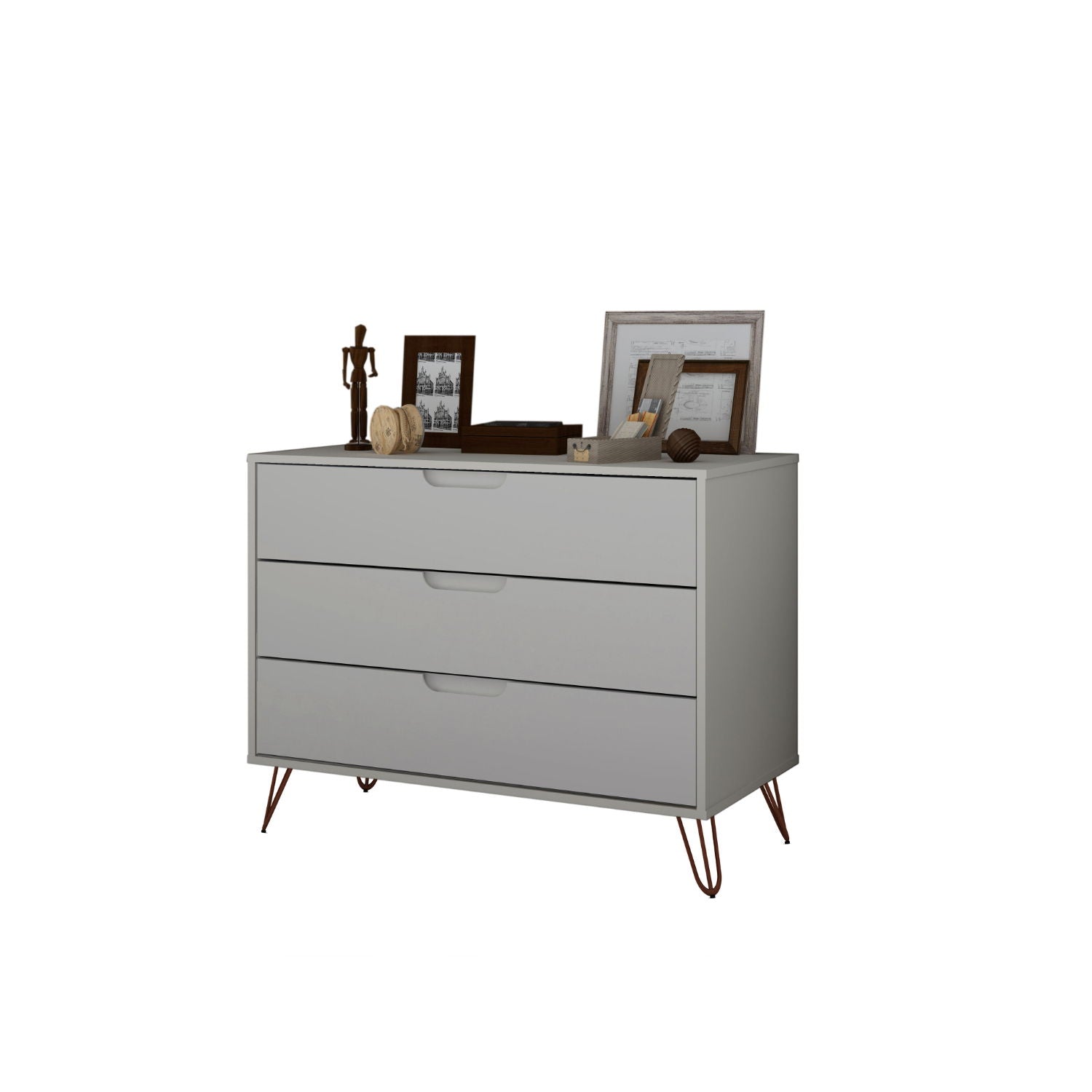 Rockefeller - Dresser & 3 Drawer - Off White