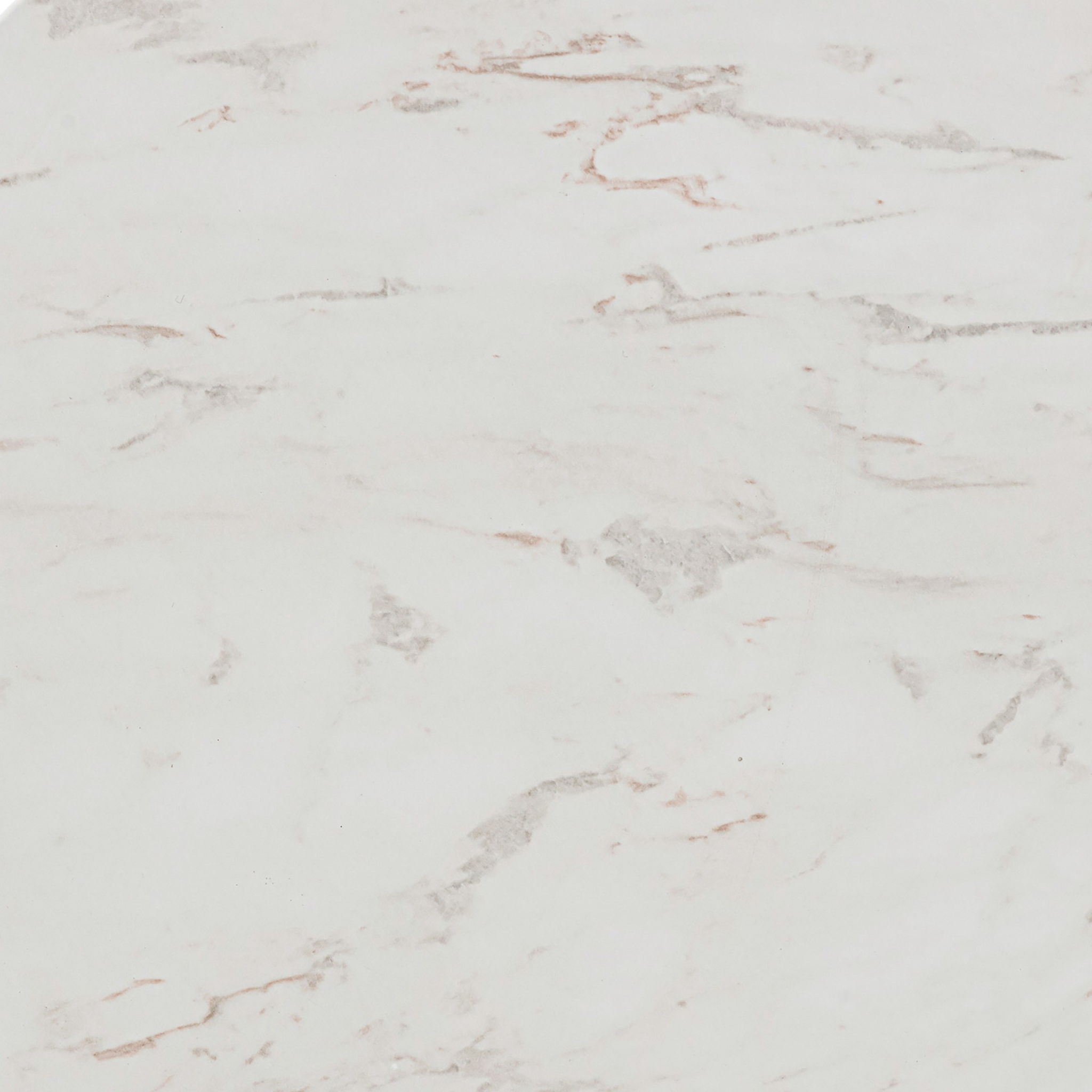 Chip - Marble Print Indoor / Outdoor Side Table - White