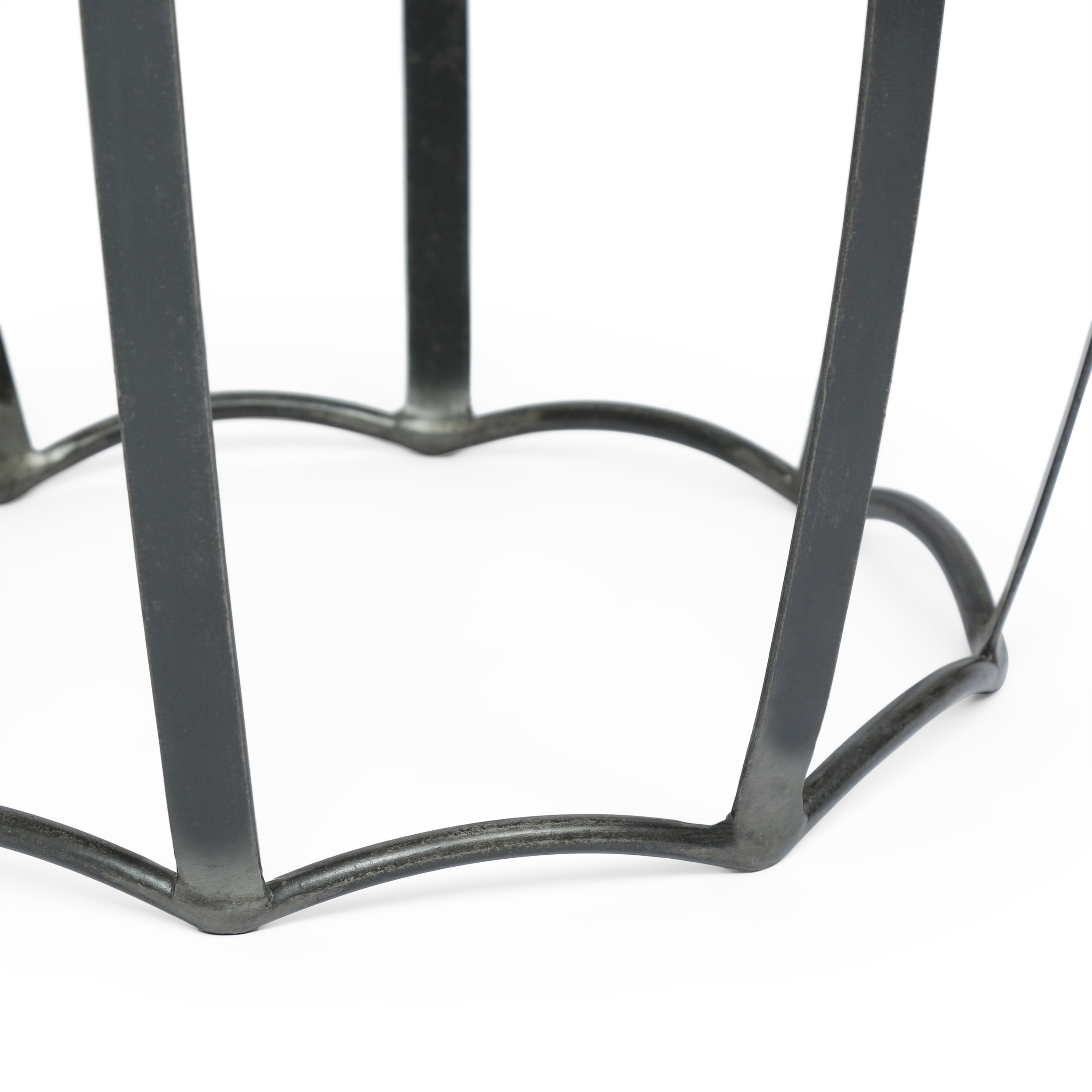 Modern industrial end table