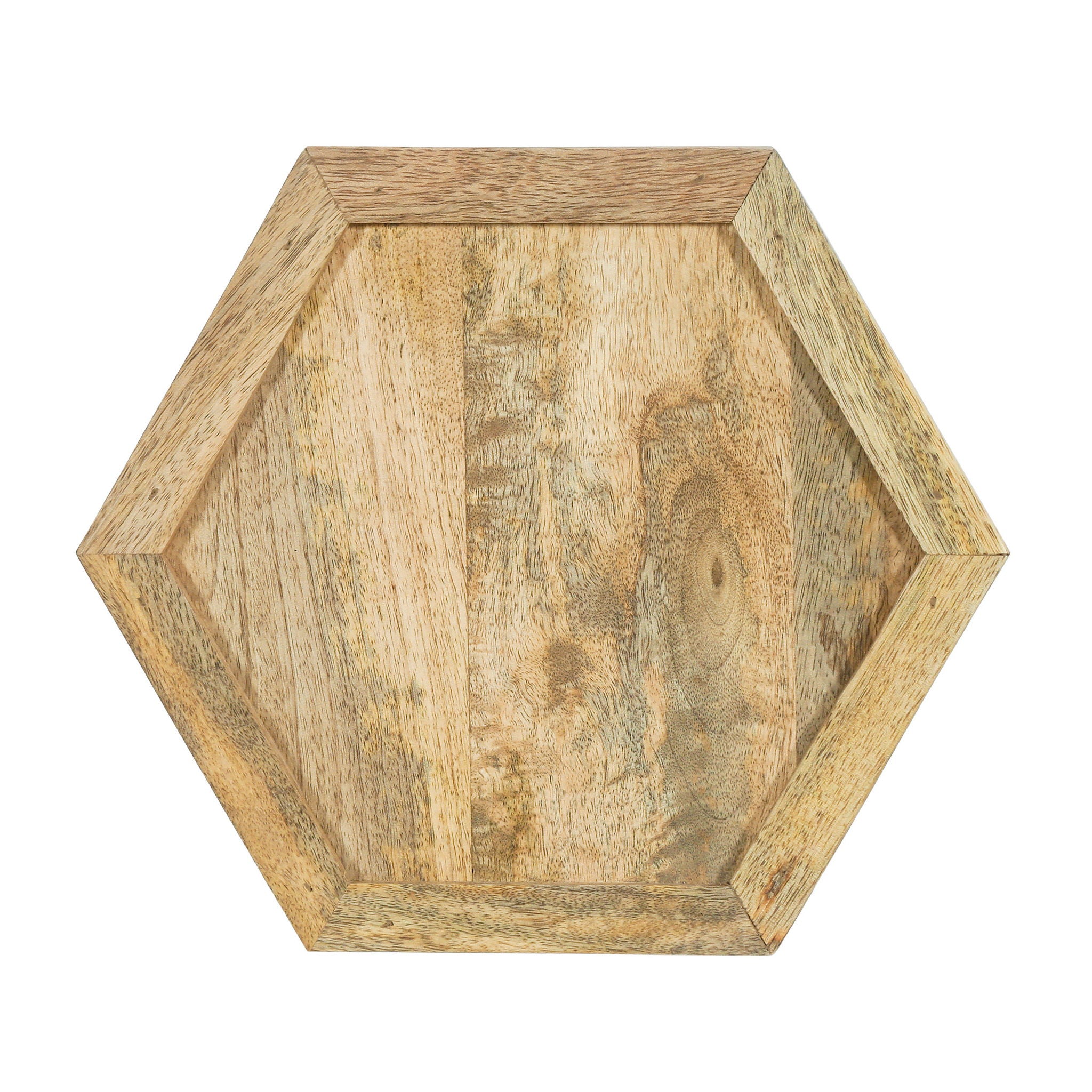 Modern Industrial End Table (Set of 3) - Black / Natural