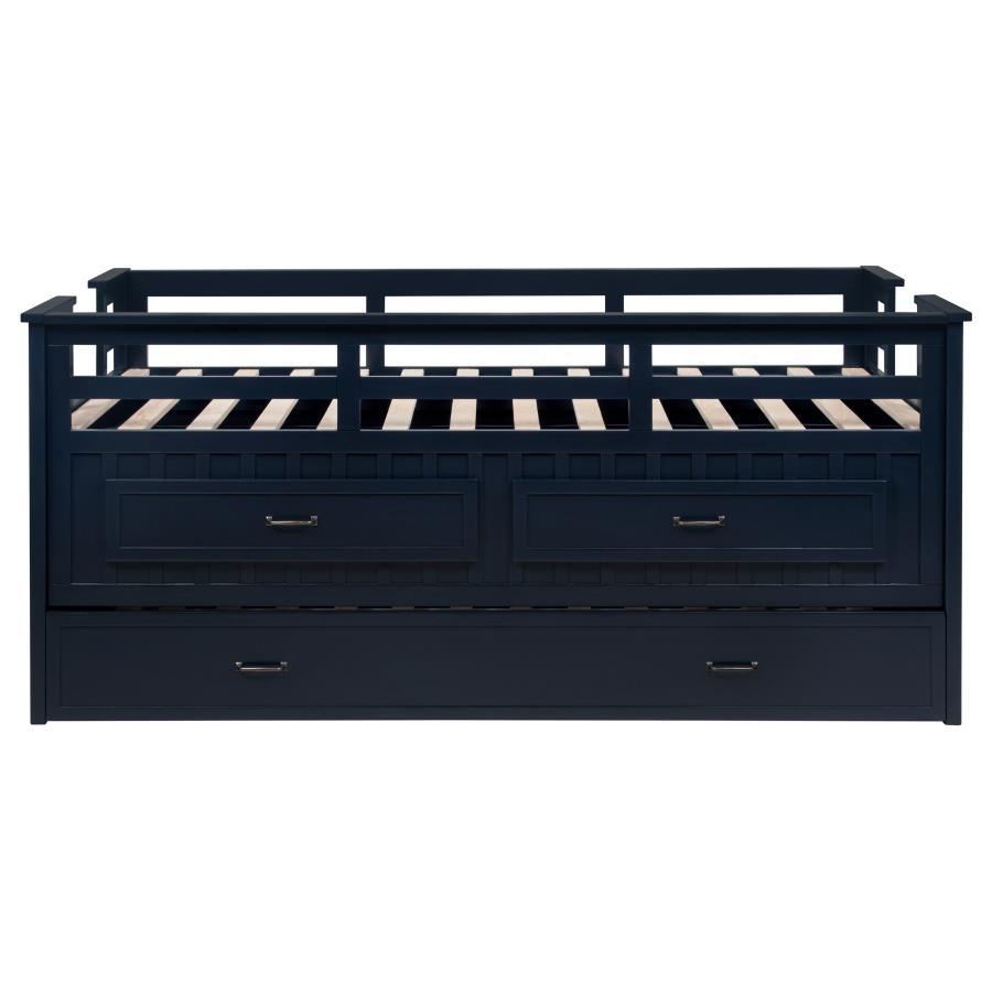 Carlsbad - Wood Captains Bed With Trundle