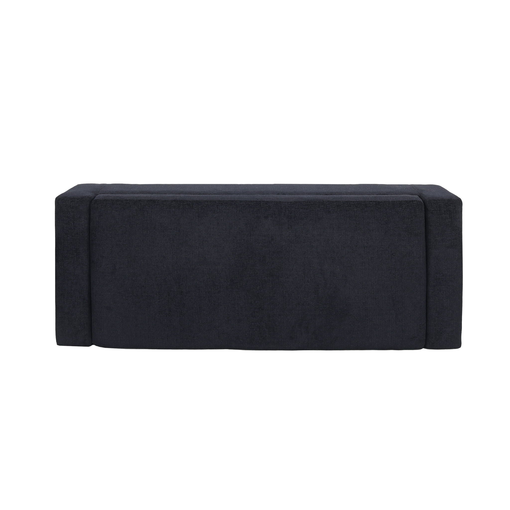 Textured Fabric Ottoman Bench With Hinged Lid - Best Buy Furniture