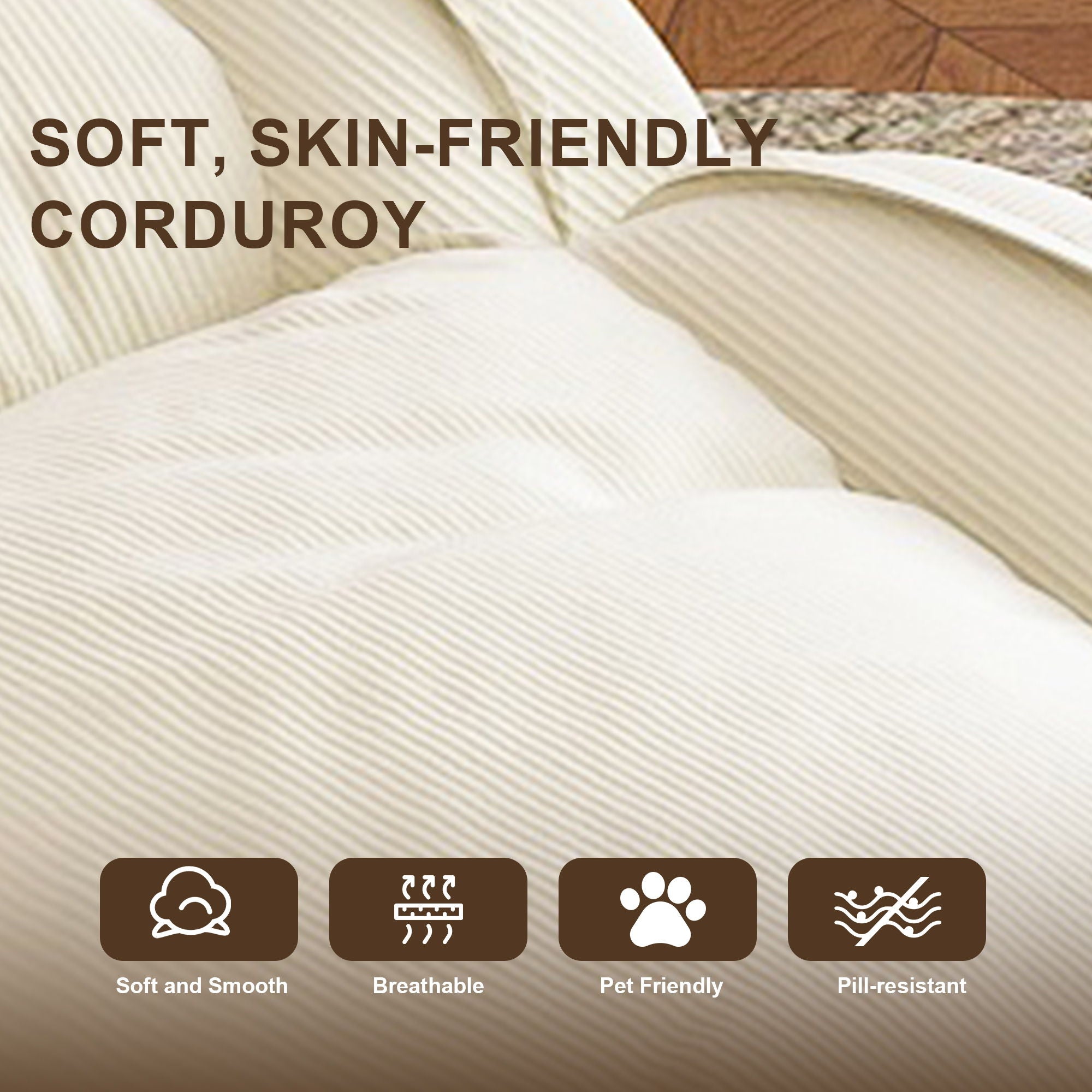 Upholstered Human Dog Bed For Adults And Pets