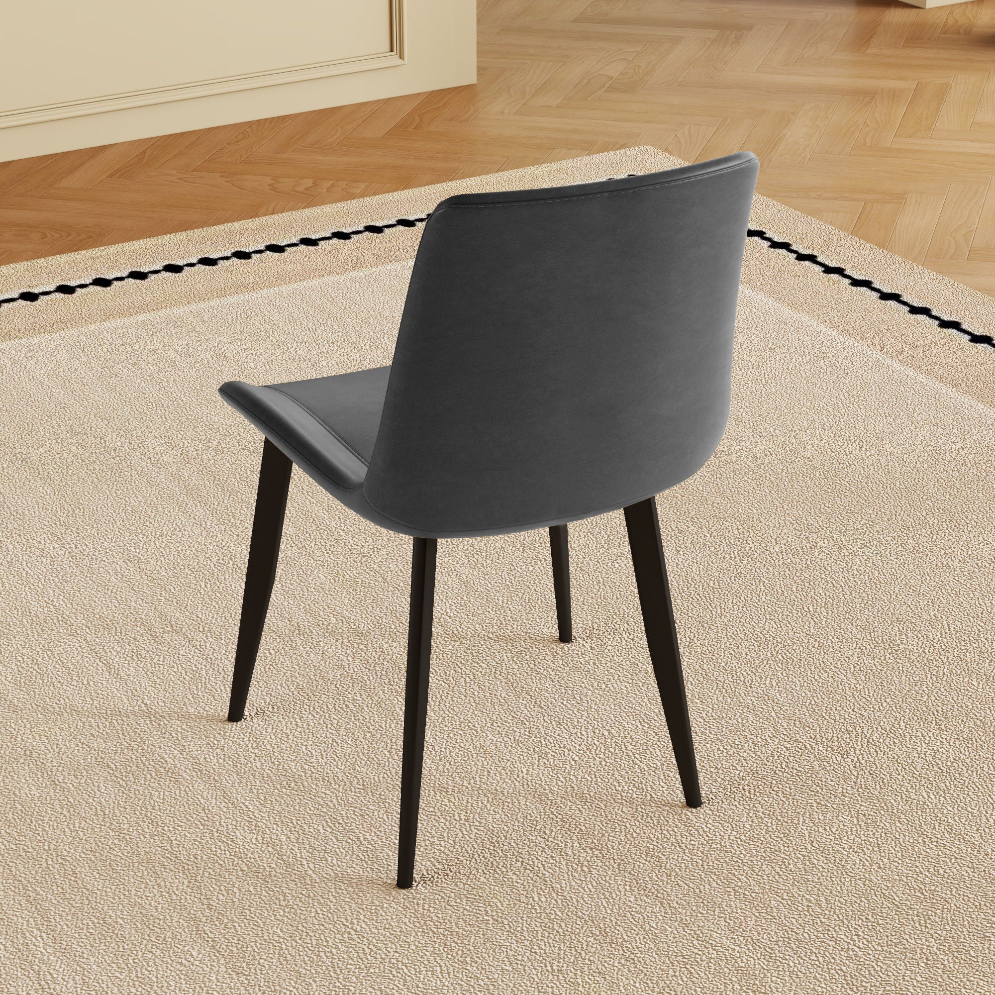 Modern Dining Chairs Ergonomic Design For Kitchen (Set of 4)