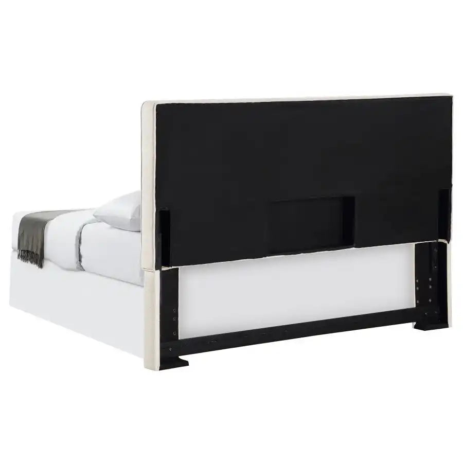 Kosmo - Upholstered King Panel Headboard - Sand