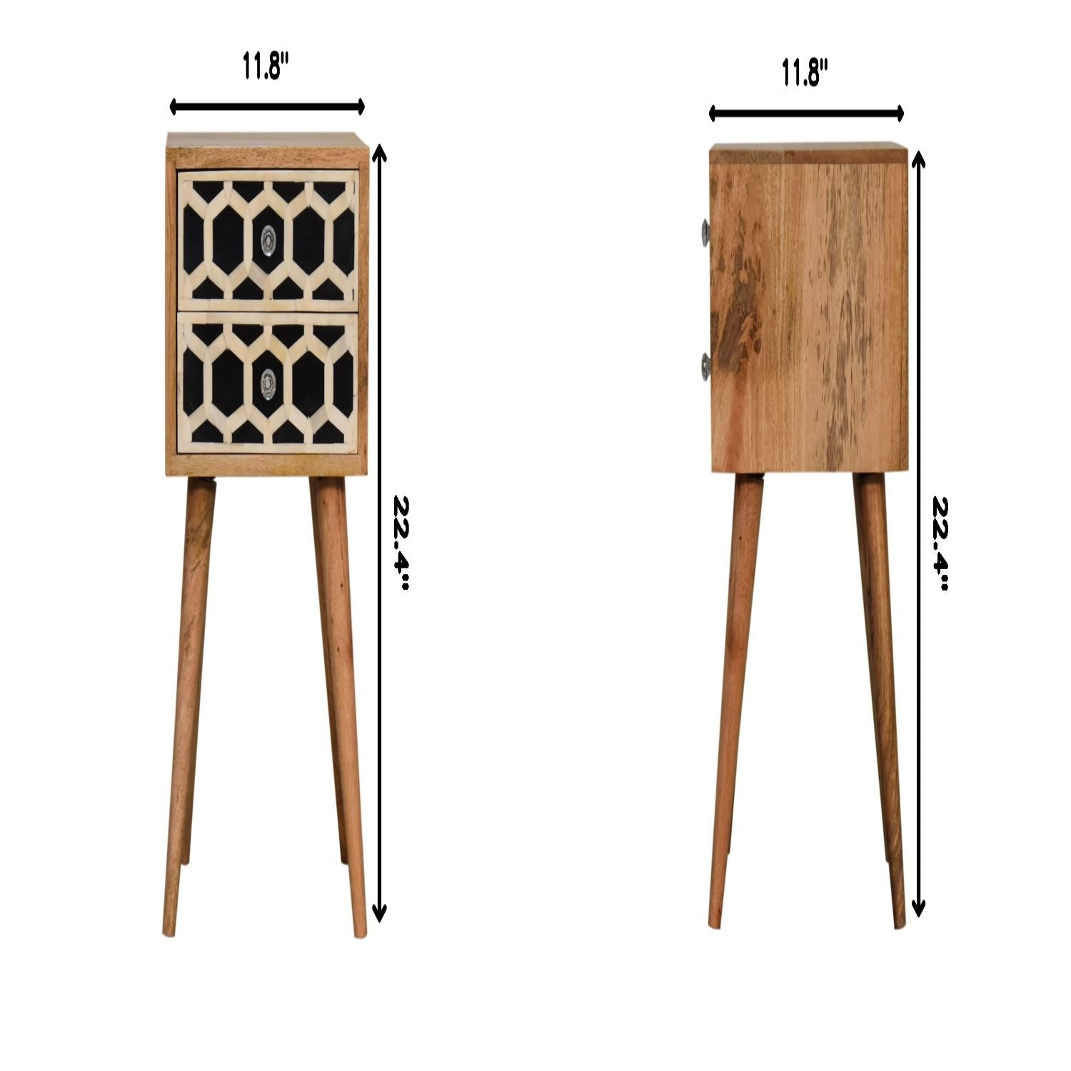 Inlay - Bone Inlay Drawer Nightstand - Best Buy Furniture