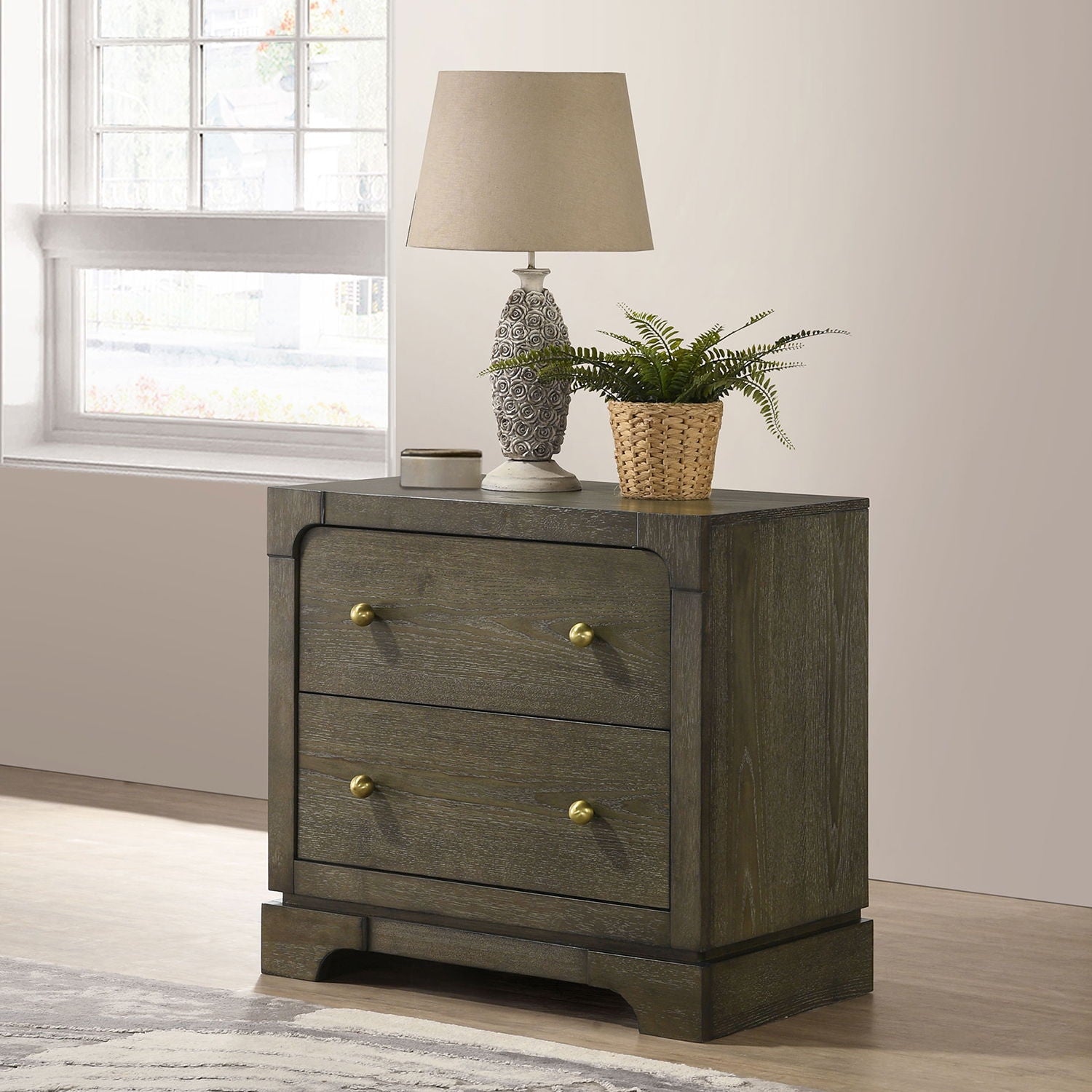 Sundance - 2 Drawer Nightstand - Dark Brown