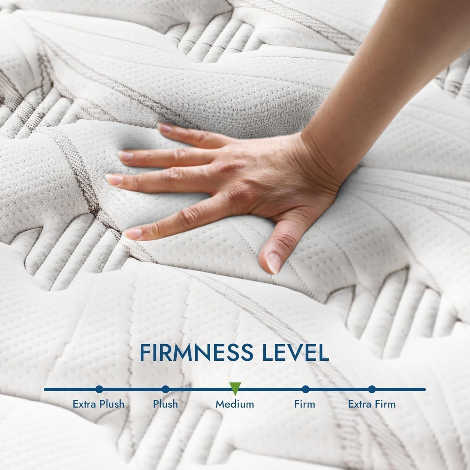 10" innerspring hybrid and cooling gel memory foam mattress - medium to firm support - Tuesday Morning - Mattresses