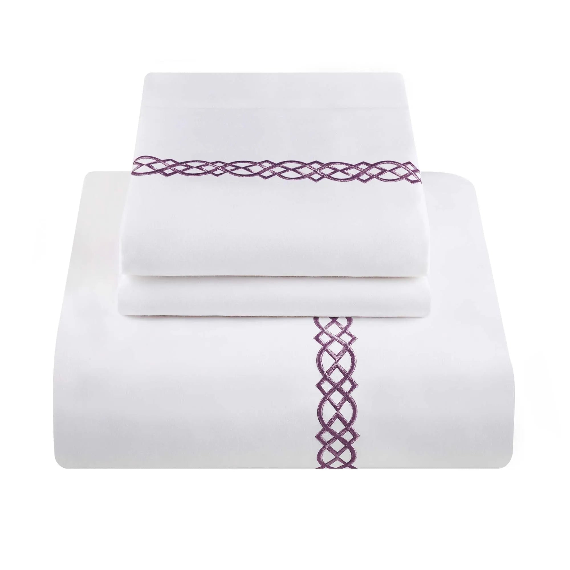 1000 Thread Count Egyptian Cotton Embroidered Duvet Cover Set - Egyptian Cotton Duvet Cover Set by Superior
