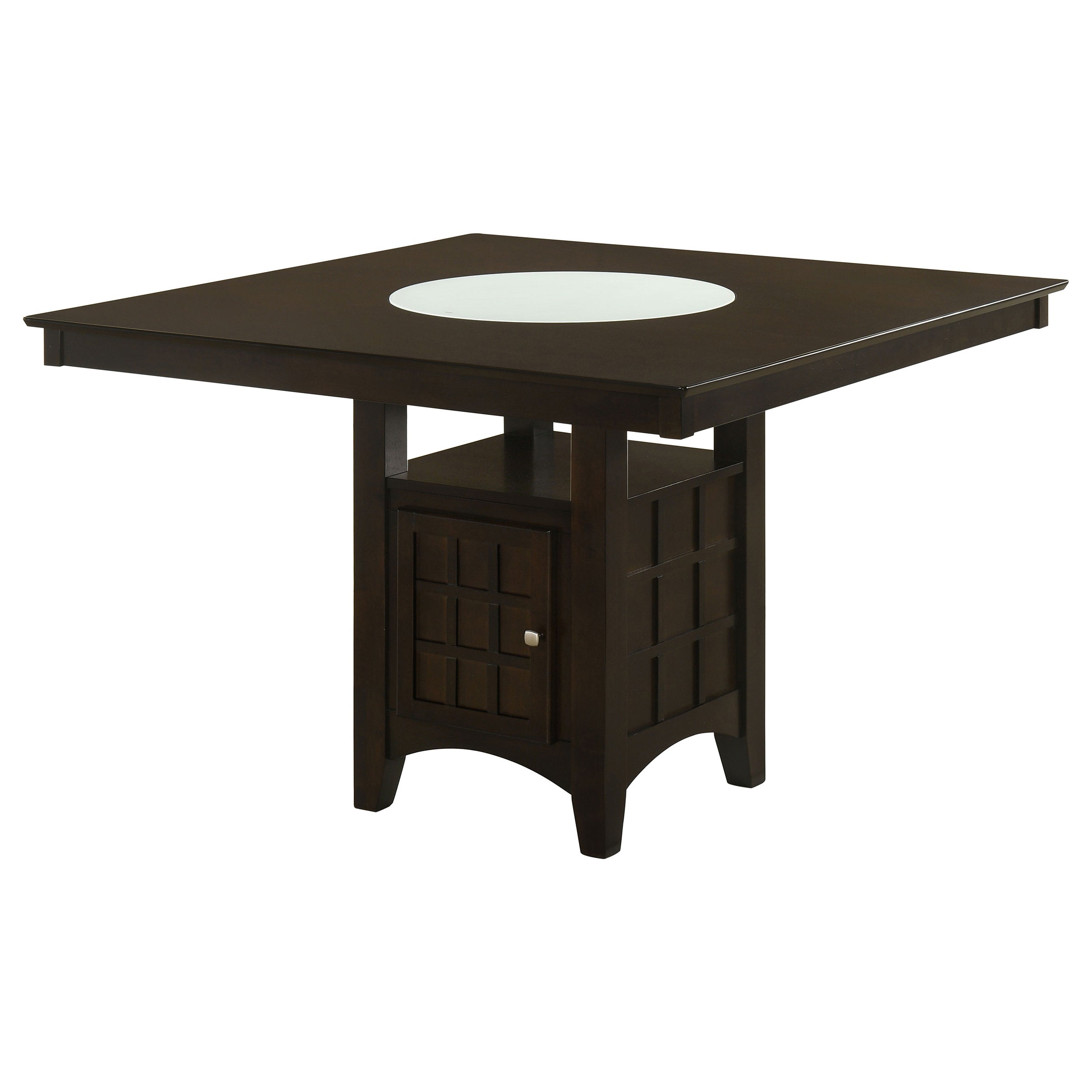 Gabriel 52-inch Counter Height Dining Table Cappuccino-CoasterEveryday