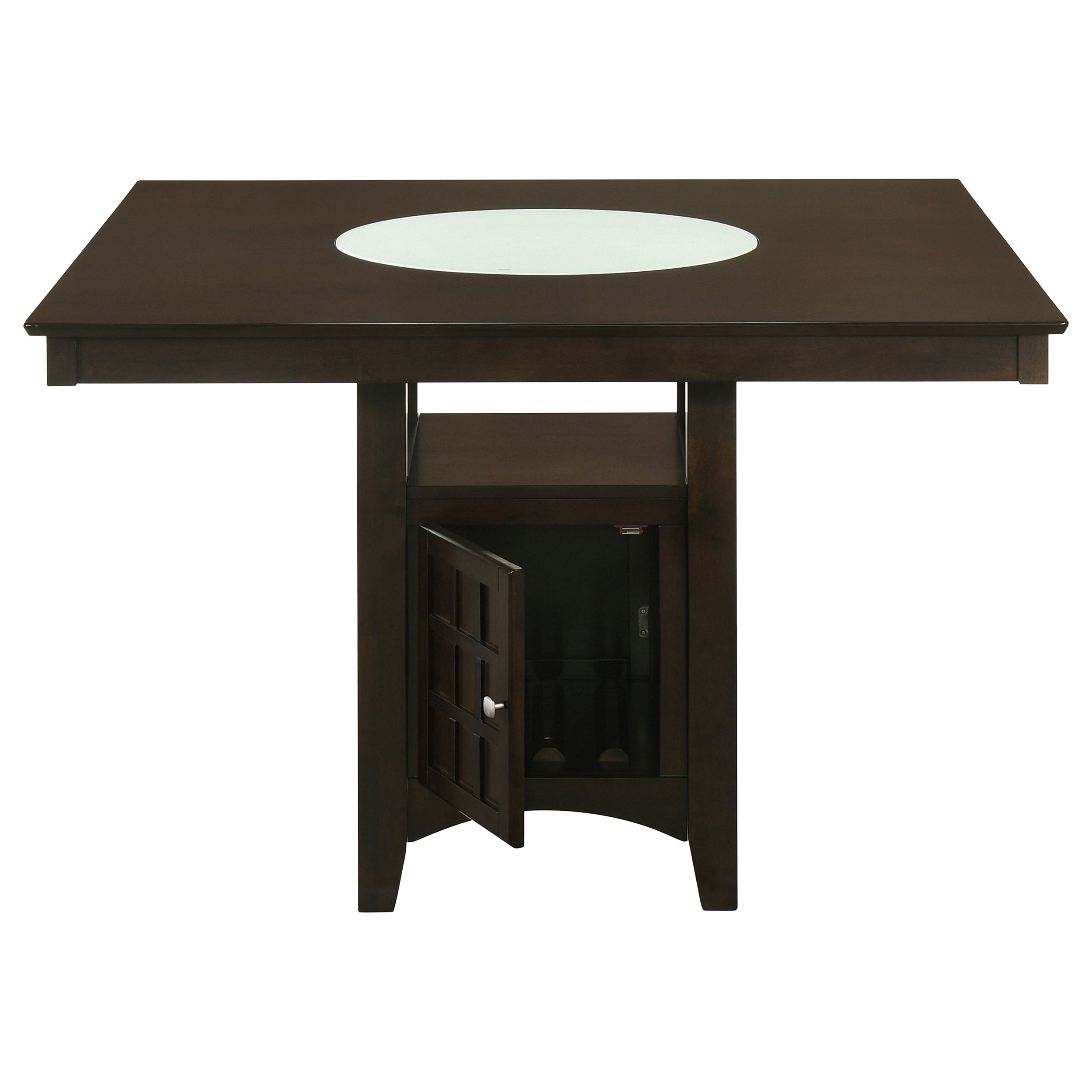Gabriel 52-inch Counter Height Dining Table Cappuccino-CoasterEveryday