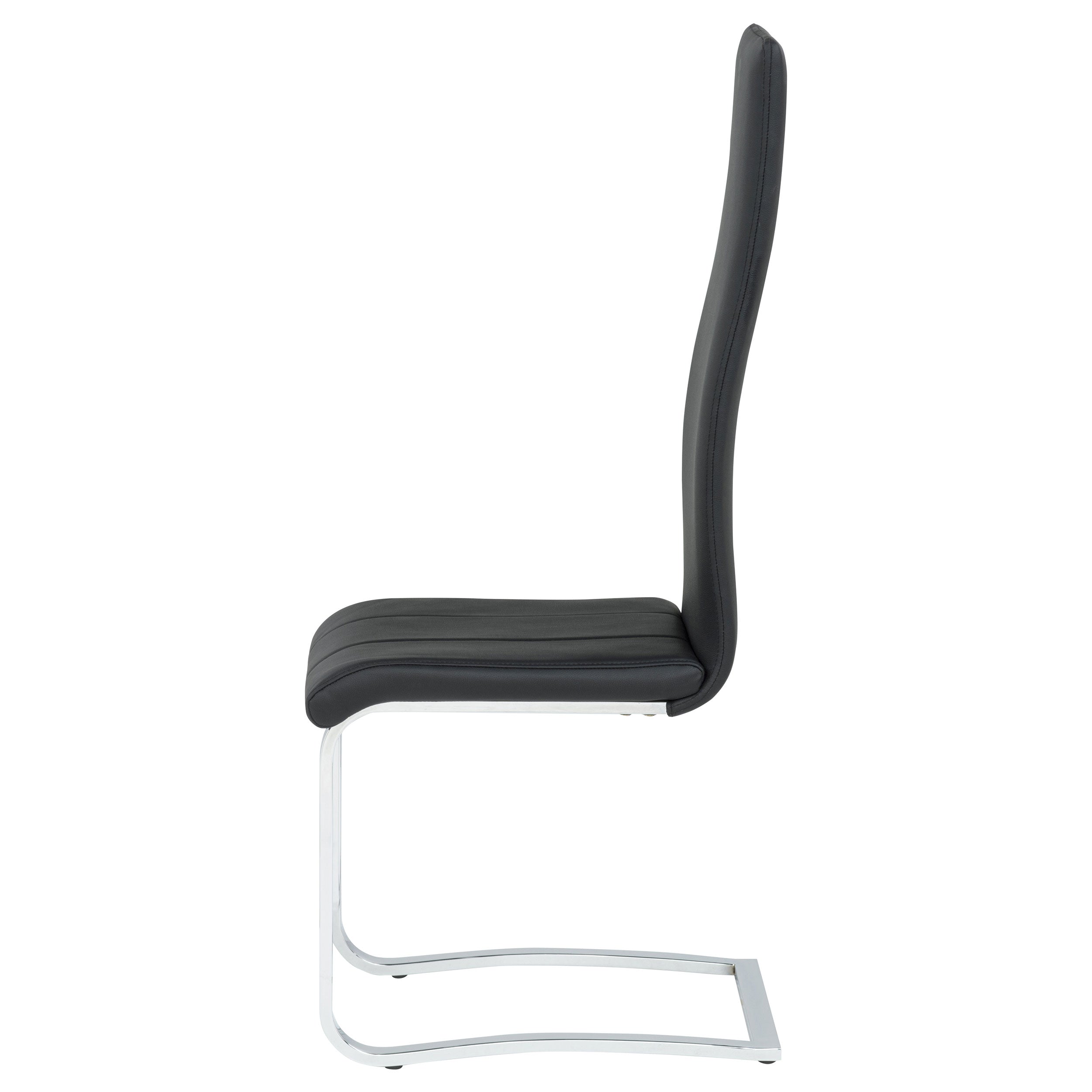 Montclair Upholstered Dining Side Chair Black (Set of 4)-CoasterEveryday