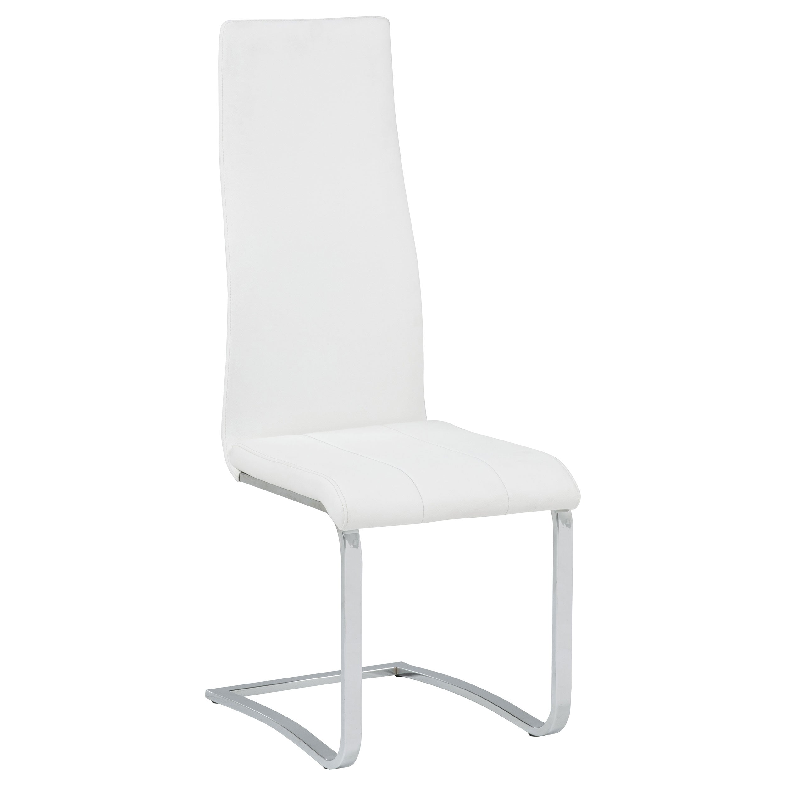 Montclair Upholstered Dining Side Chair White (Set of 4)-CoasterEveryday