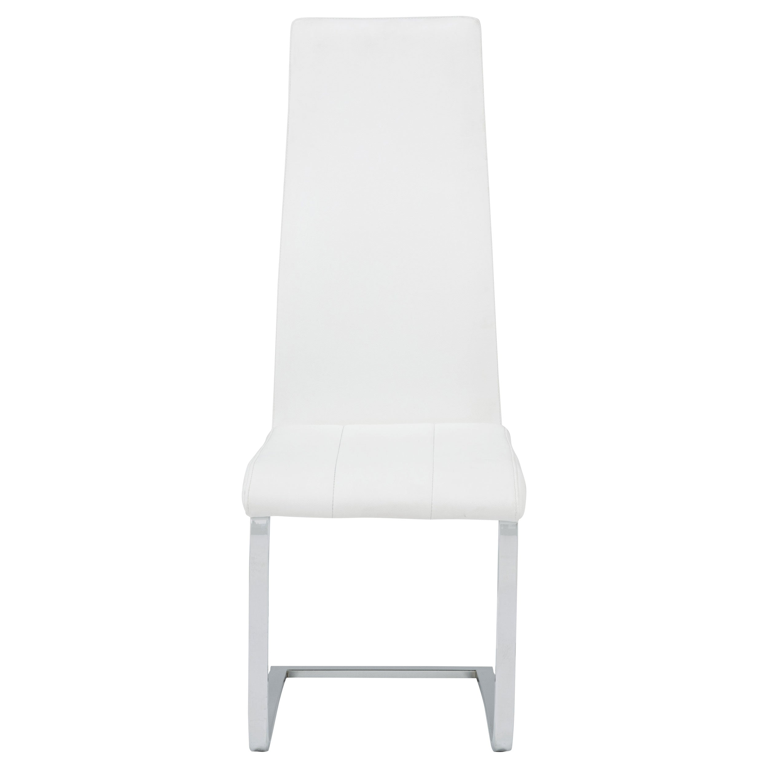Montclair Upholstered Dining Side Chair White (Set of 4)-CoasterEveryday