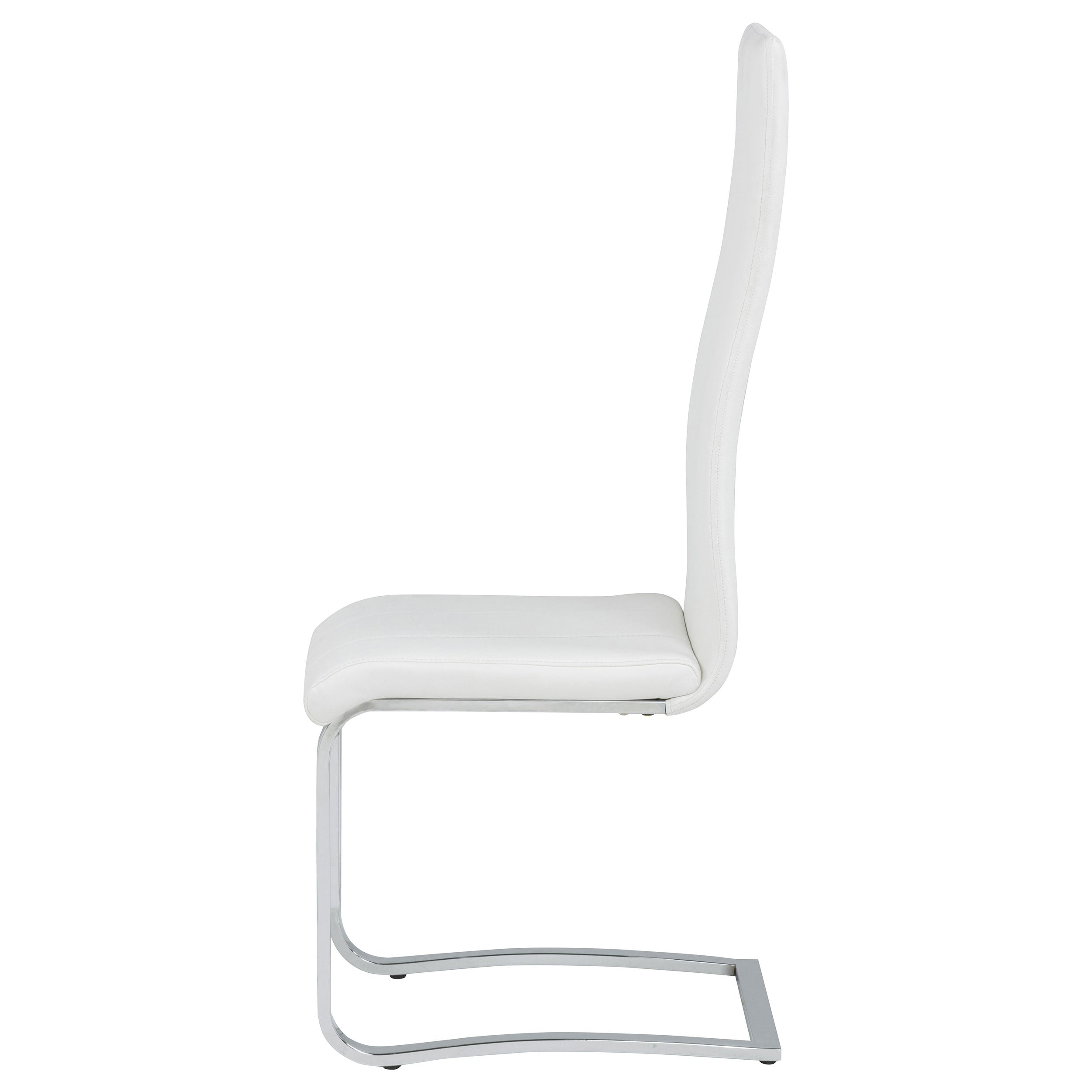 Montclair Upholstered Dining Side Chair White (Set of 4)-CoasterEveryday