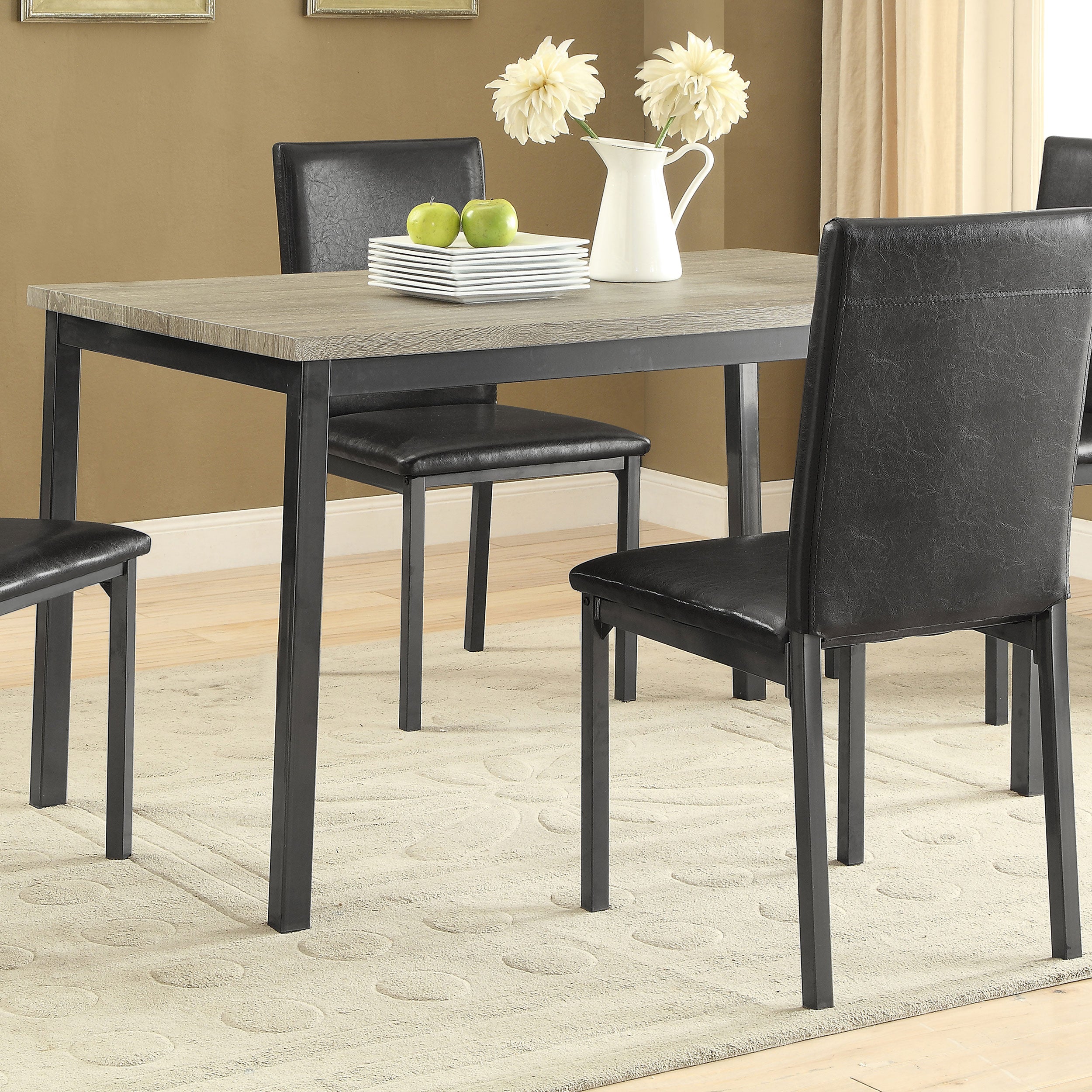 Garza Rectangular 48-inch Engineered Wood Dining Table Grey-CoasterEveryday