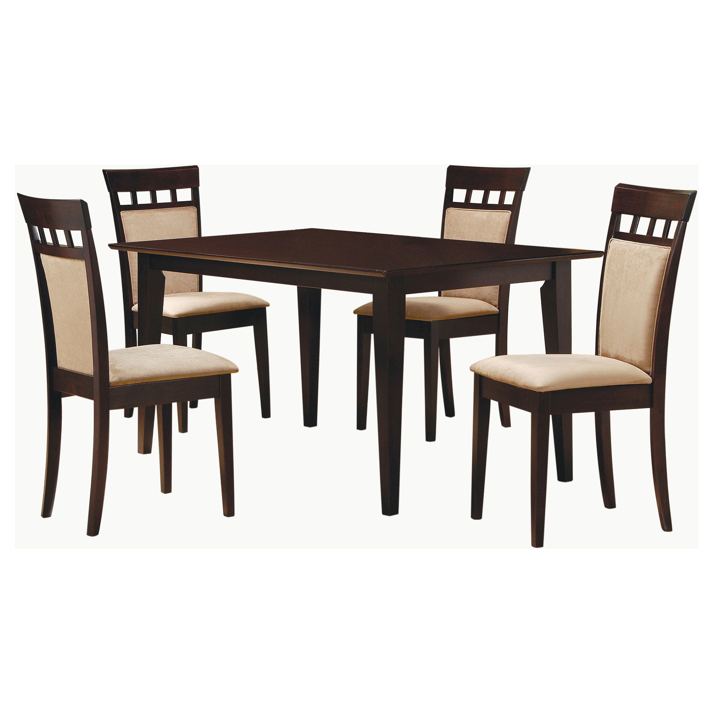 Gabriel 5-piece Rectangular 59-inch Dining Set Cappuccino-Coaster