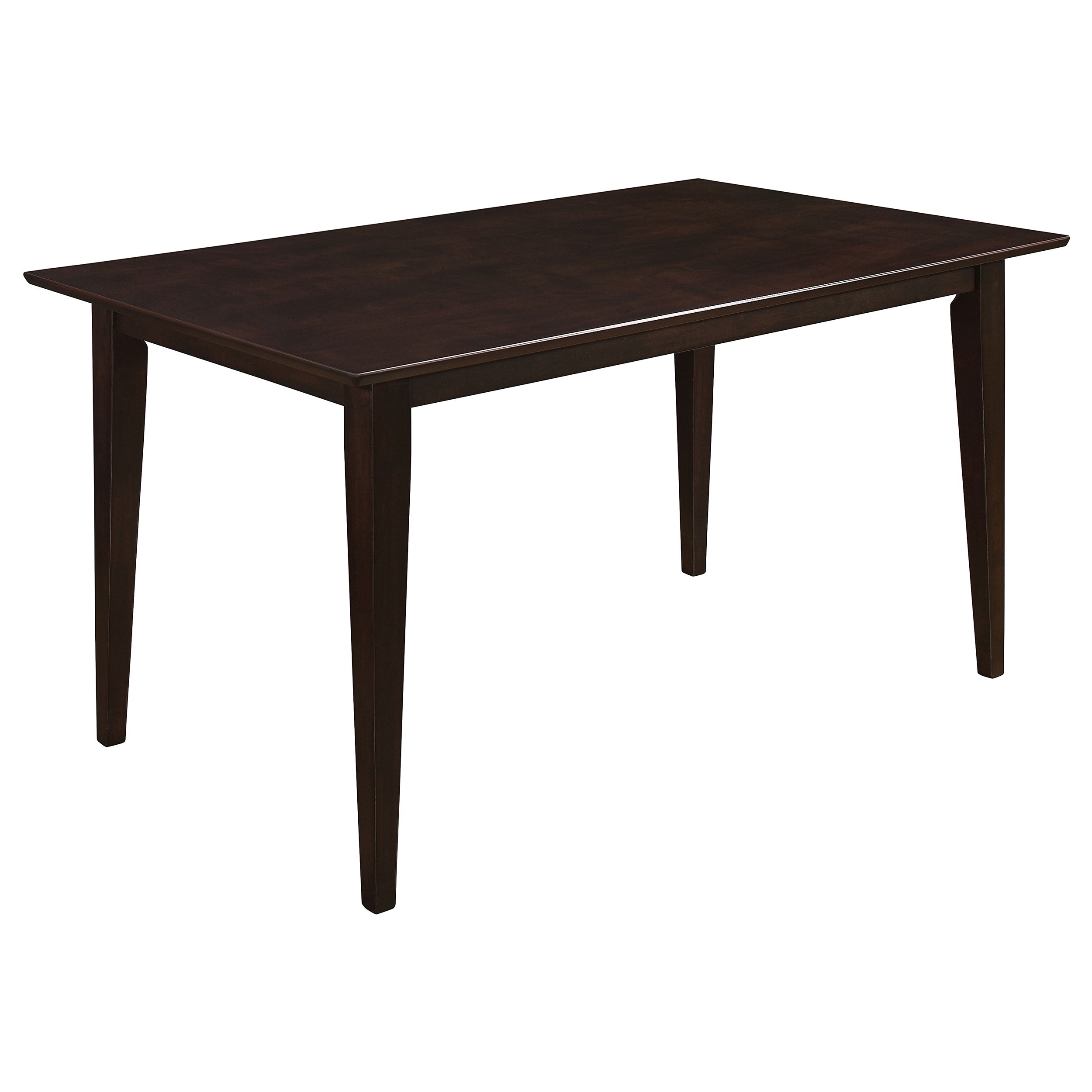 Gabriel Rectangular 59-inch Wood Dining Table Cappuccino-CoasterEveryday