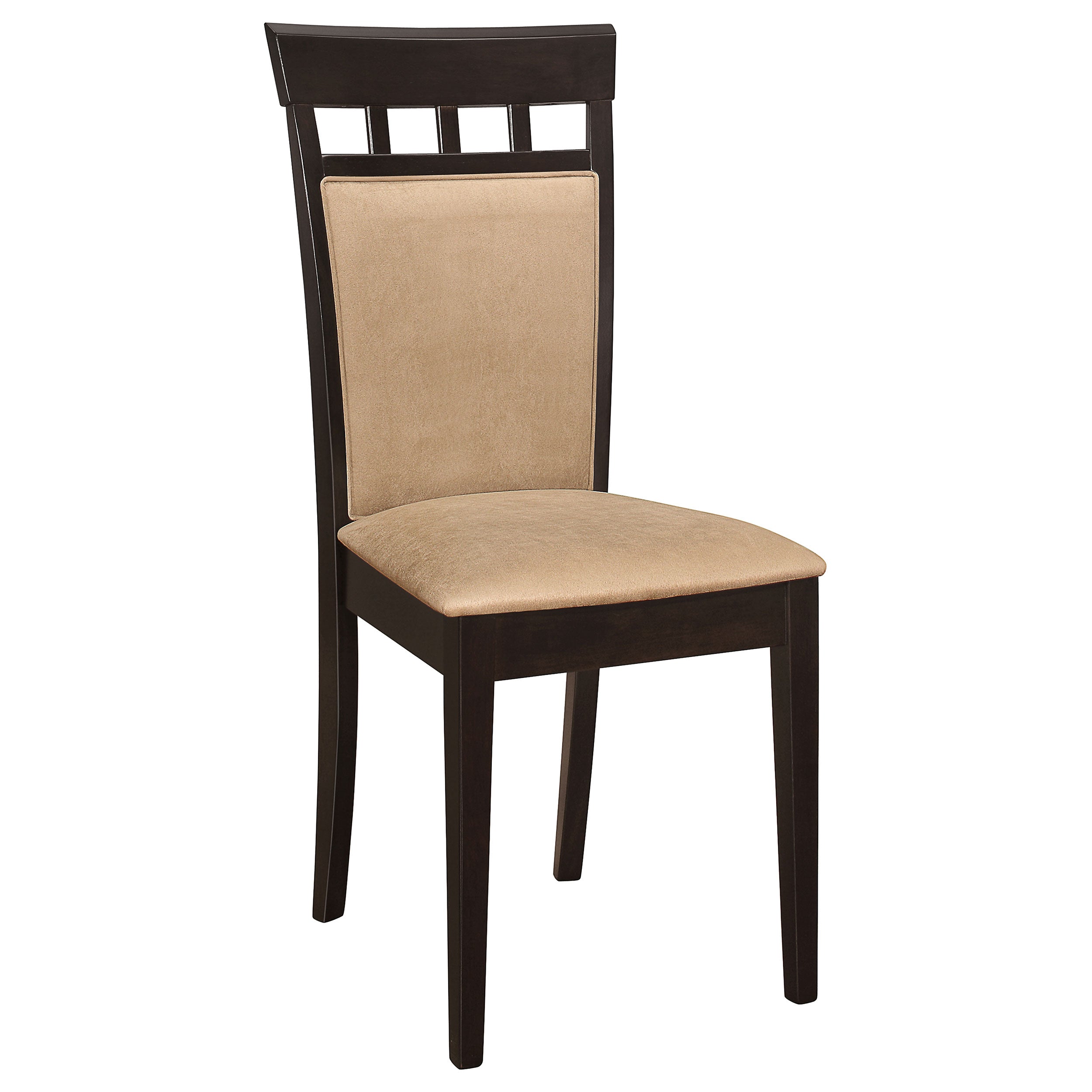 Gabriel Closed Back Dining Side Chair Cappuccino (Set of 2)-CoasterEveryday