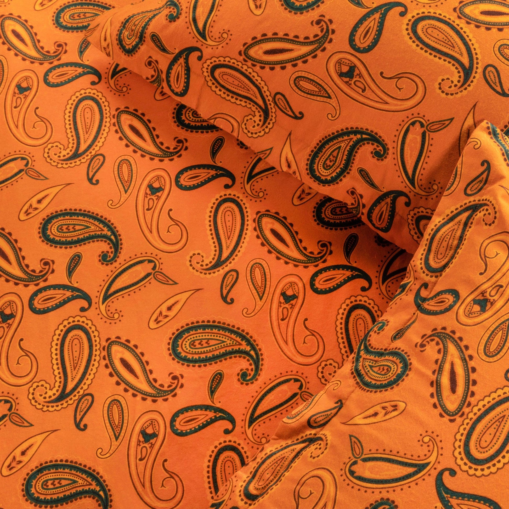 100% Cotton Flannel Paisley Luxury Duvet Cover Set - Duvet Cover Set by Superior Brand