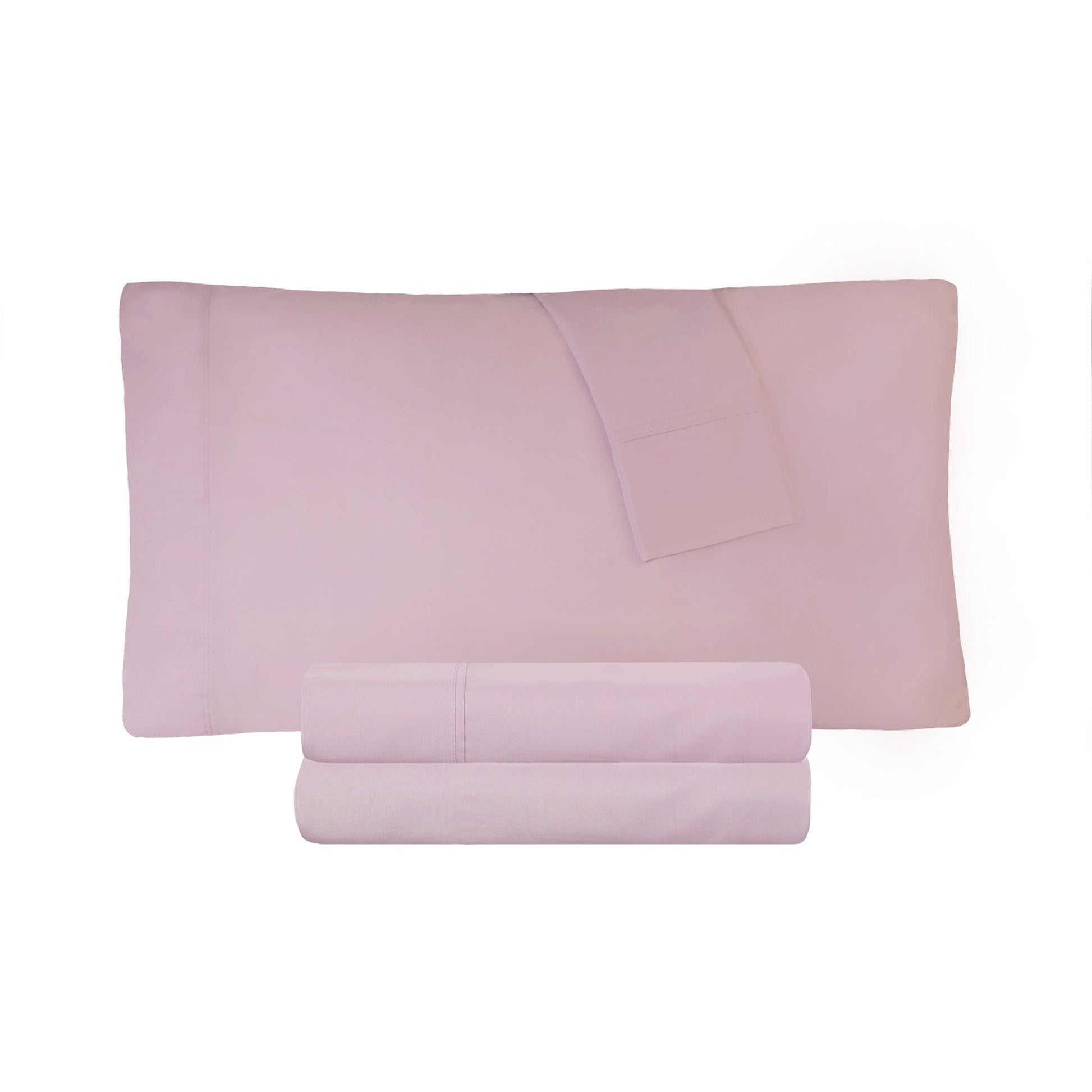 300 Thread Count 100% Cotton Sheet Set Percale Solid Deep Pocket - Sheet Set by Superior Brand