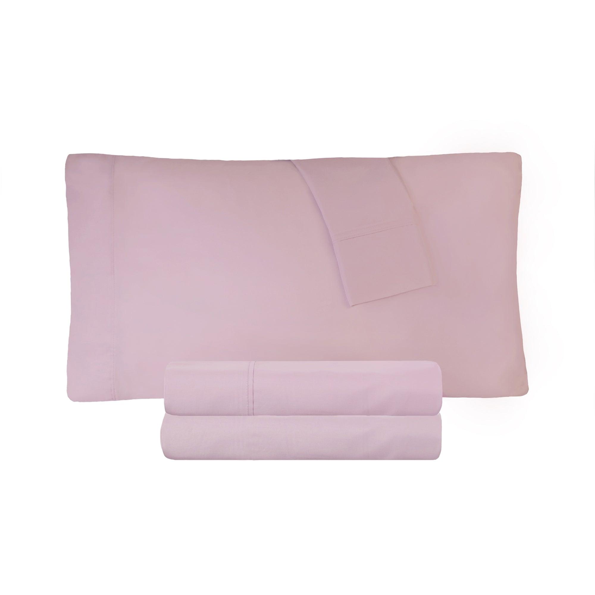 300 Thread Count 100% Cotton Sheet Set Percale Solid Deep Pocket - Sheet Set by Superior Brand