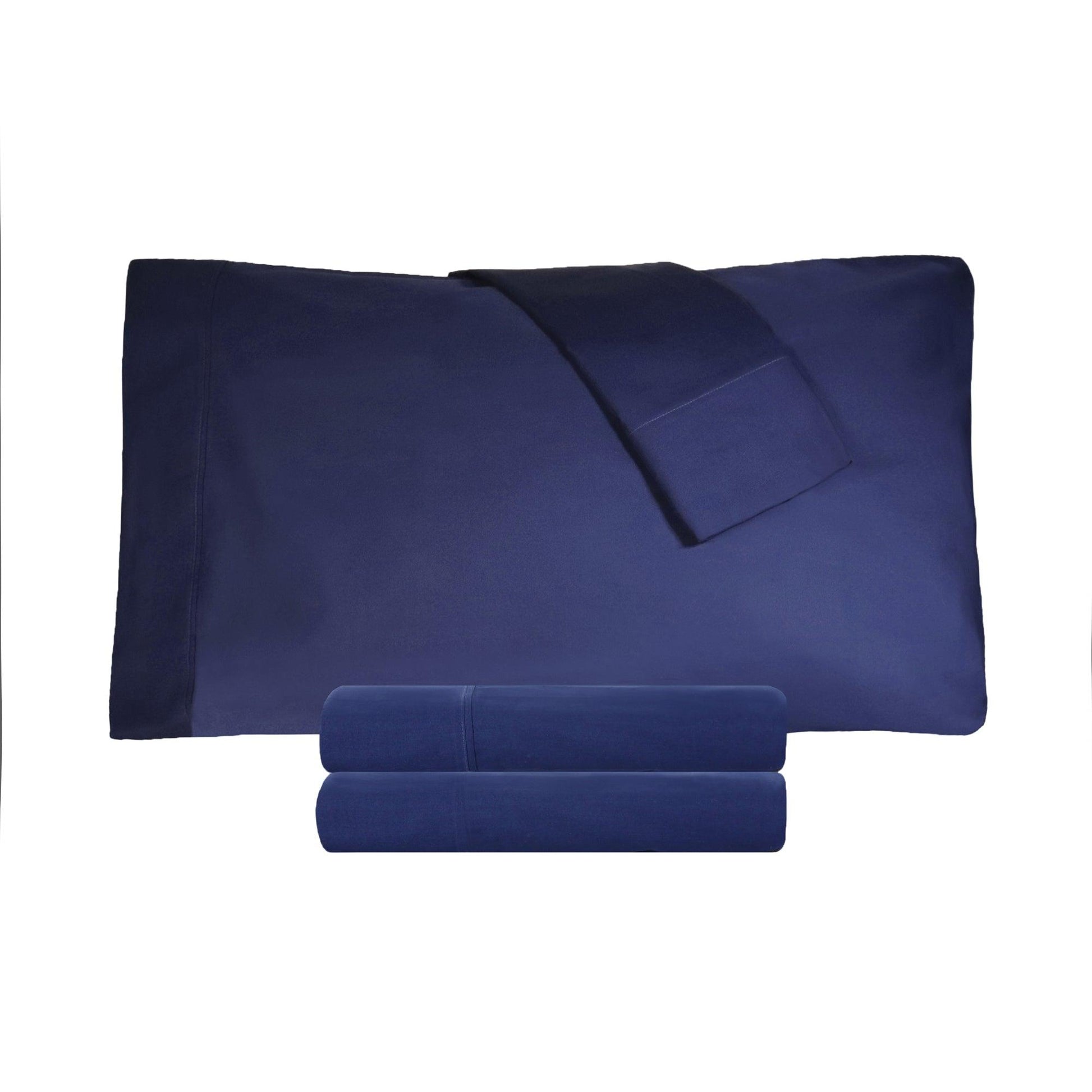300 Thread Count 100% Cotton Sheet Set Percale Solid Deep Pocket - Sheet Set by Superior Brand