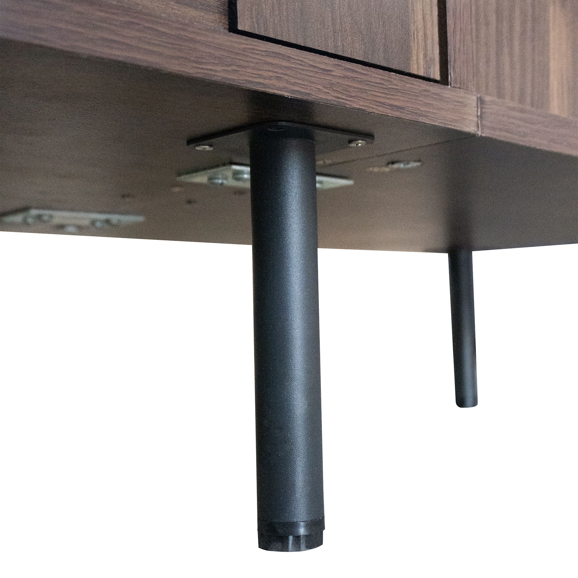 78" TV Stand With Storage Cabinets For Living Room - Walnut