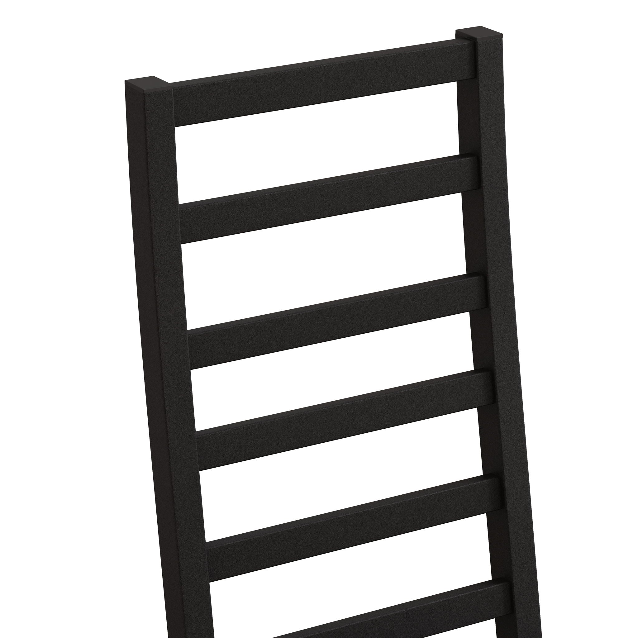 Rectangular Stretch Dining Table With 4 Chairs - Black / Gray