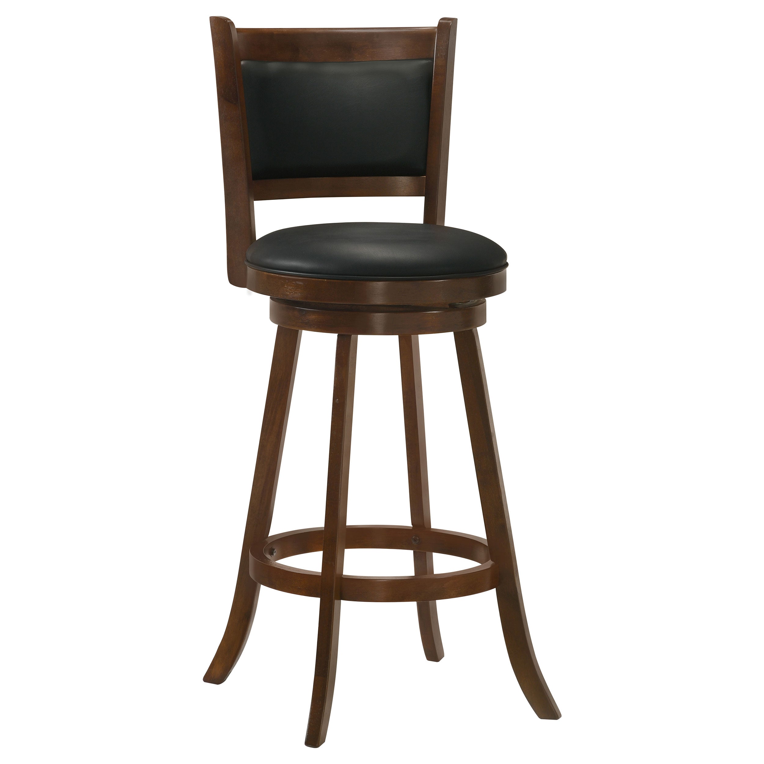 Broxton Upholstered Swivel Bar Chair Chestnut (Set of 2)-CoasterEssence