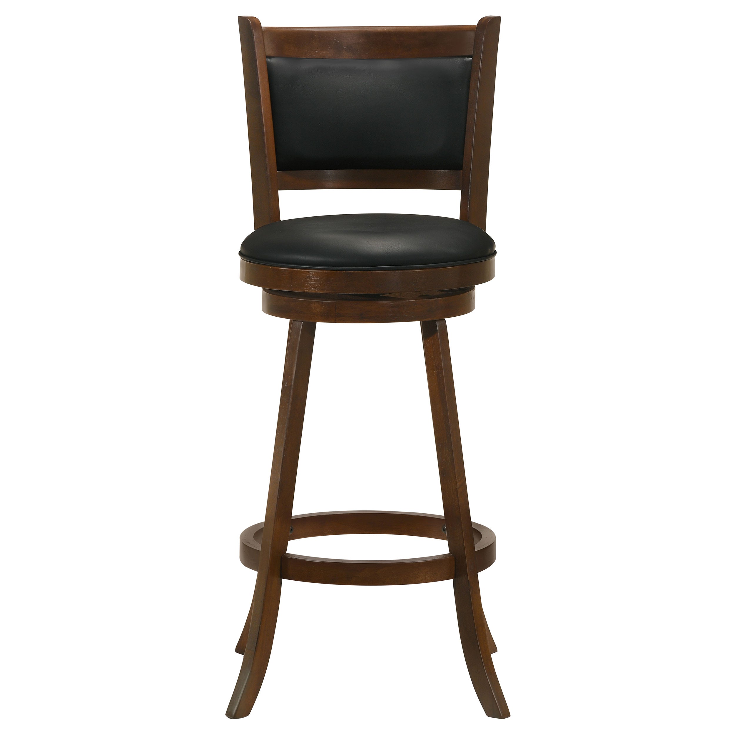 Broxton Upholstered Swivel Bar Chair Chestnut (Set of 2)-CoasterEssence