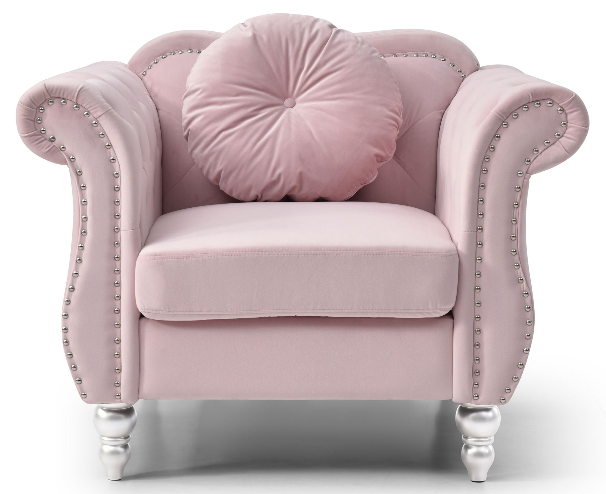 Chic Transitional Flared Arm Chair - Best Buy Furniture