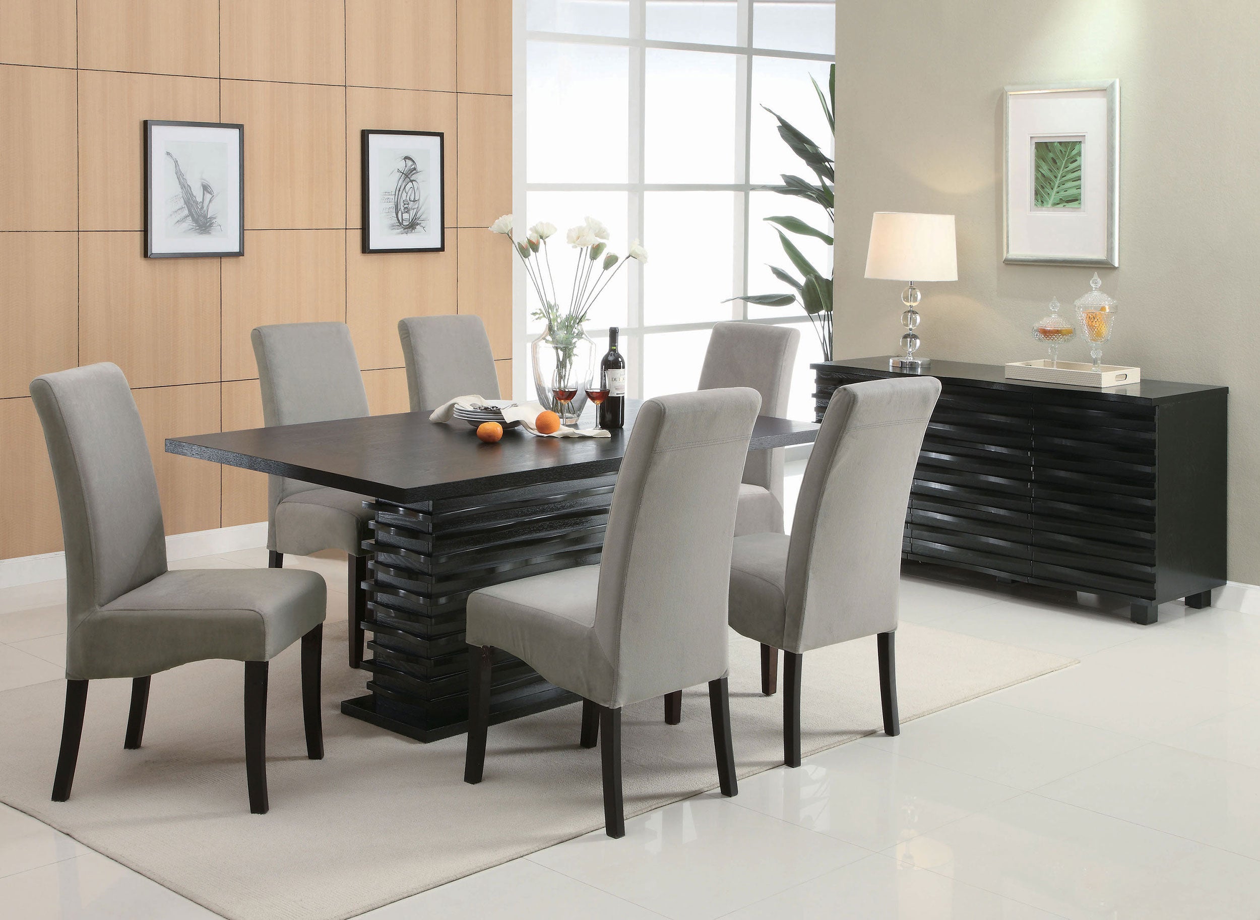 Stanton Rectangular 66-inch Dining Table Black-CoasterEssence