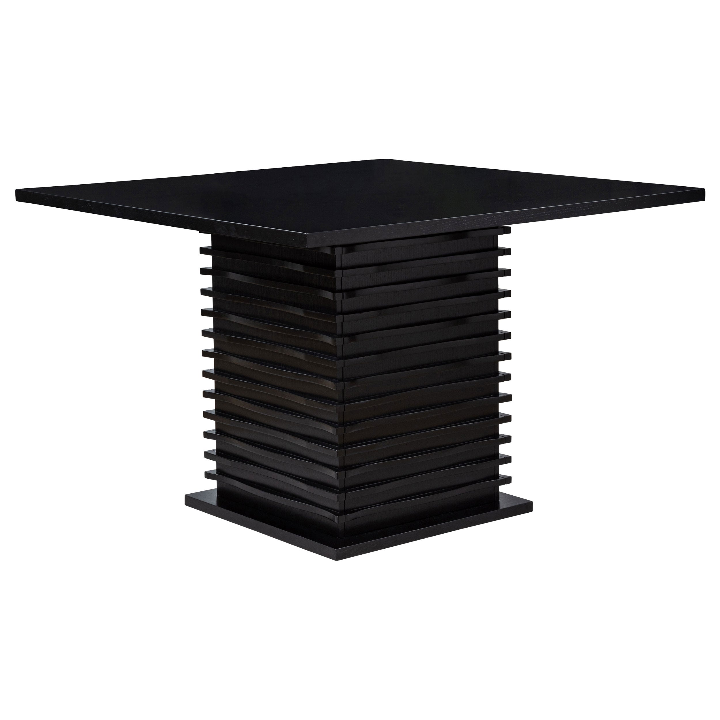 Stanton Square 54-inch Counter Height Dining Table Black-CoasterEssence