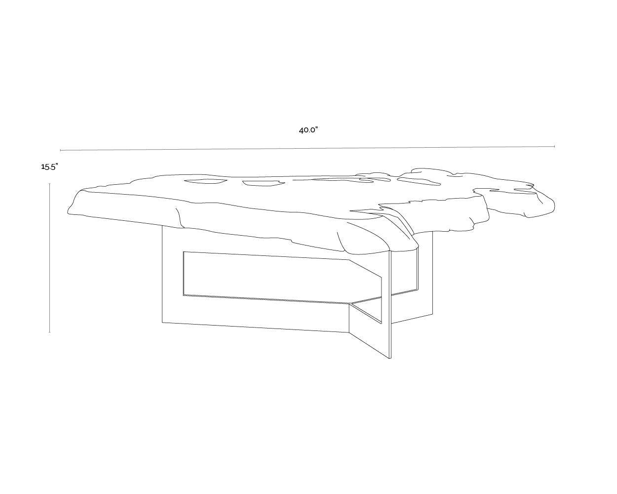 Sunpan Wyatt Coffee Table