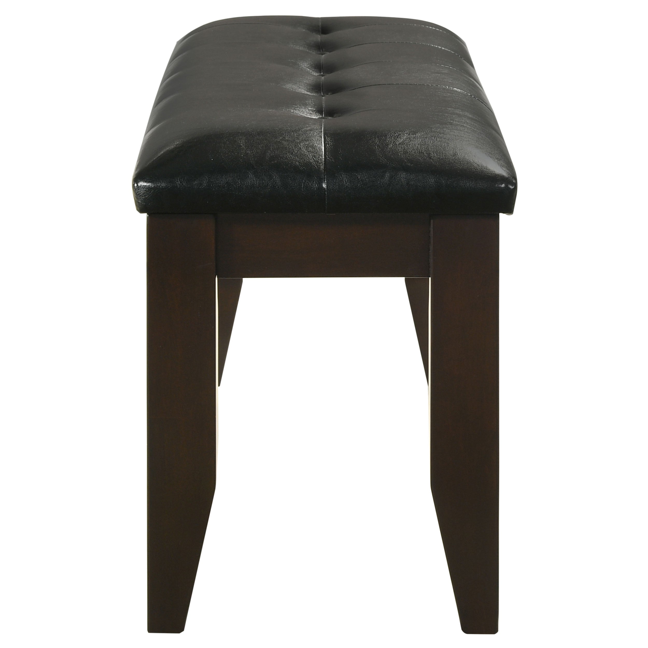 Dalila Leatherette Upholstered Wood Dining Bench Cappuccino-CoasterEveryday