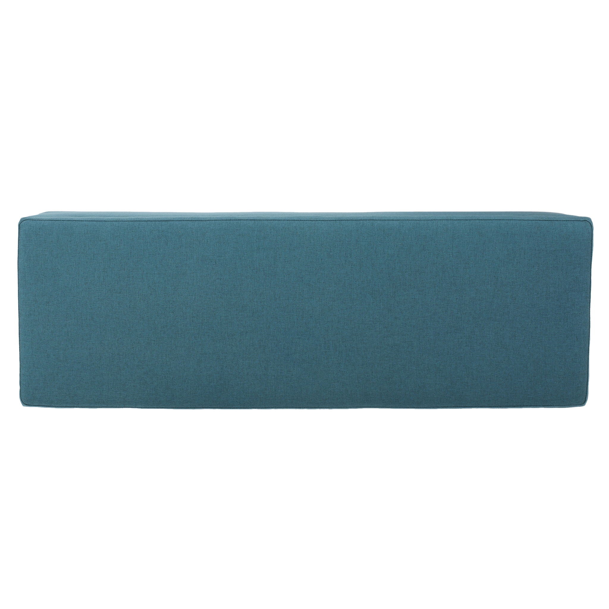 Contemporary Storage Ottoman Bench With Polyester Upholstery