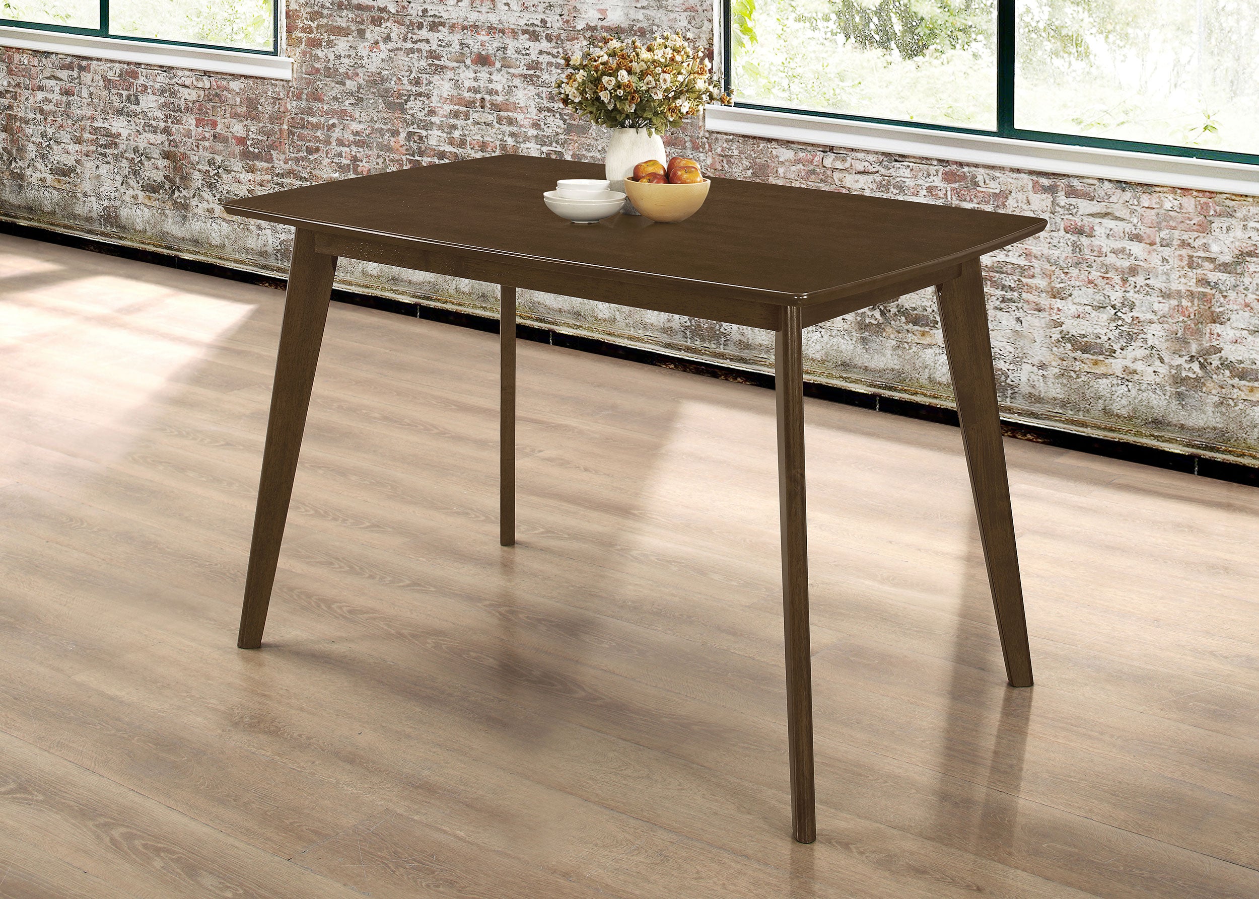 Kersey Rectangular 47-inch Wood Dining Table Chestnut-CoasterEveryday