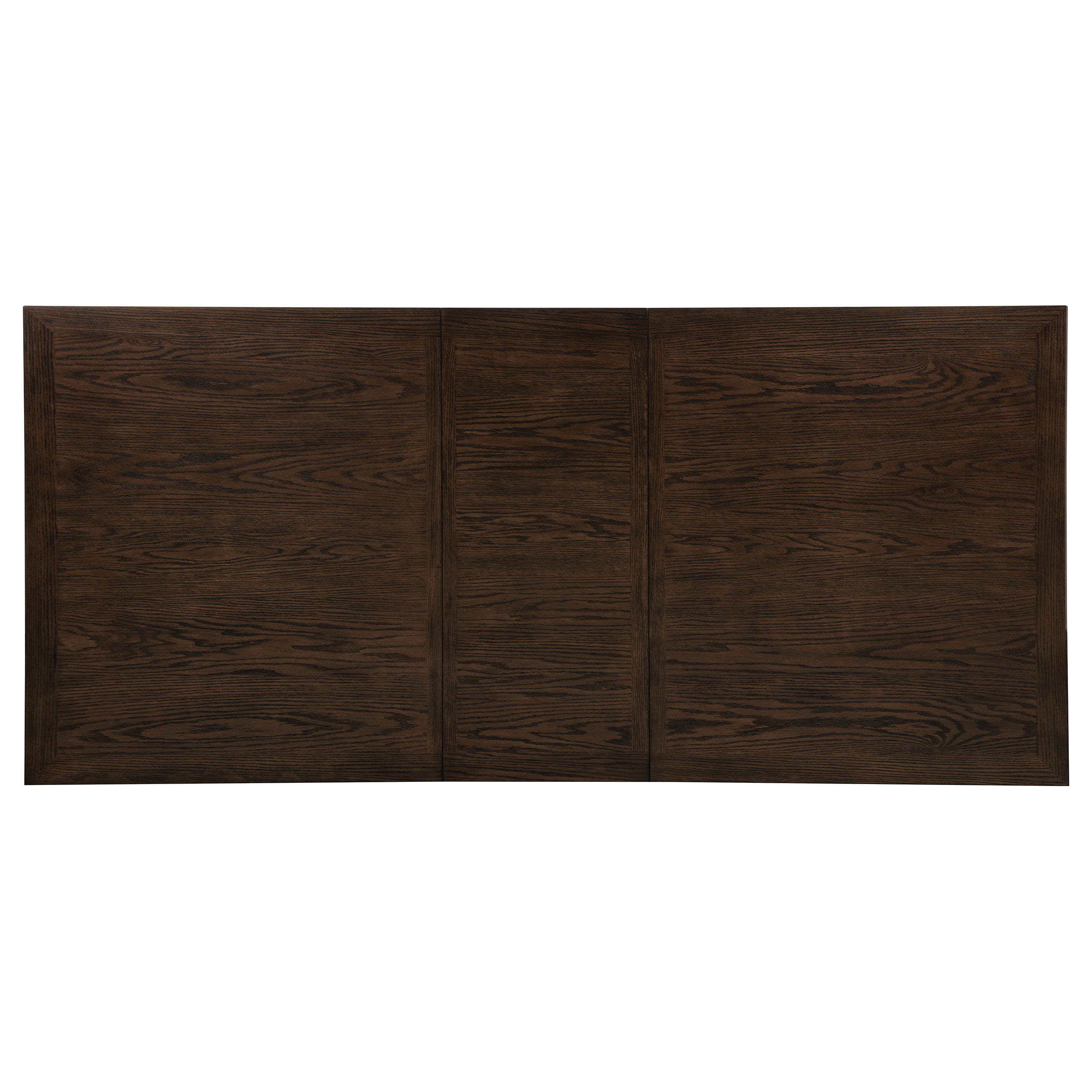 Ridgewell Rectangular Trestle Dining Table Dark Oak-
