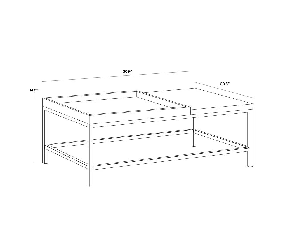 Sunpan Arden Coffee Table - Best Buy Furniture