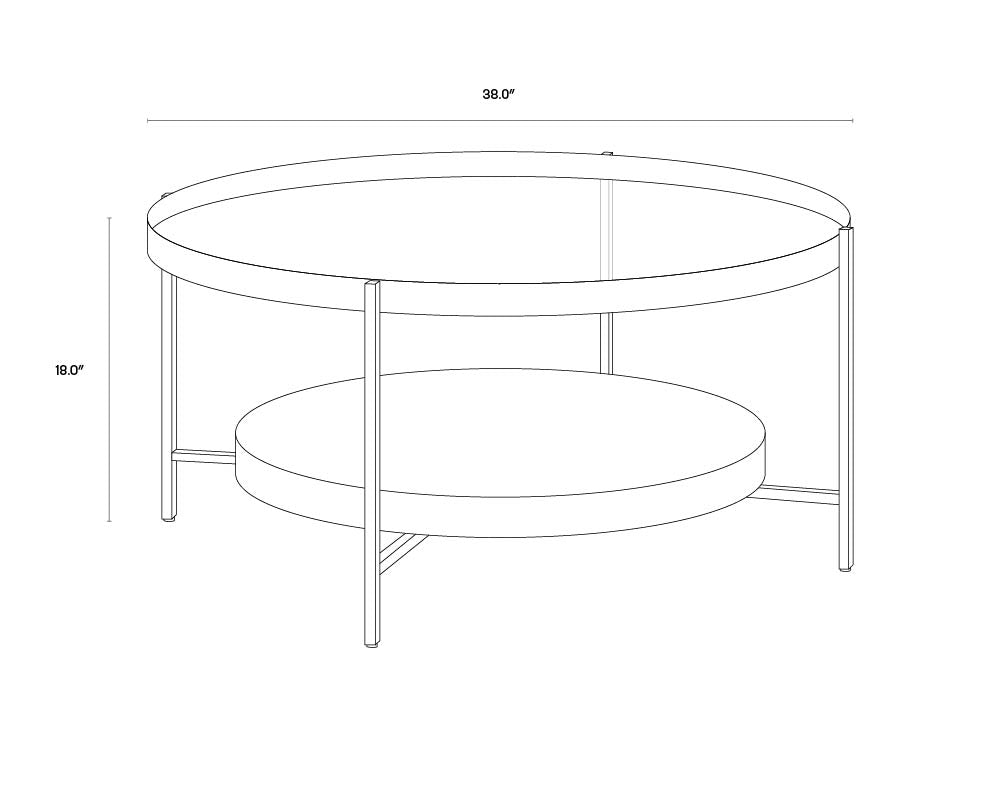 Sunpan Gia Coffee Table - Best Buy Furniture