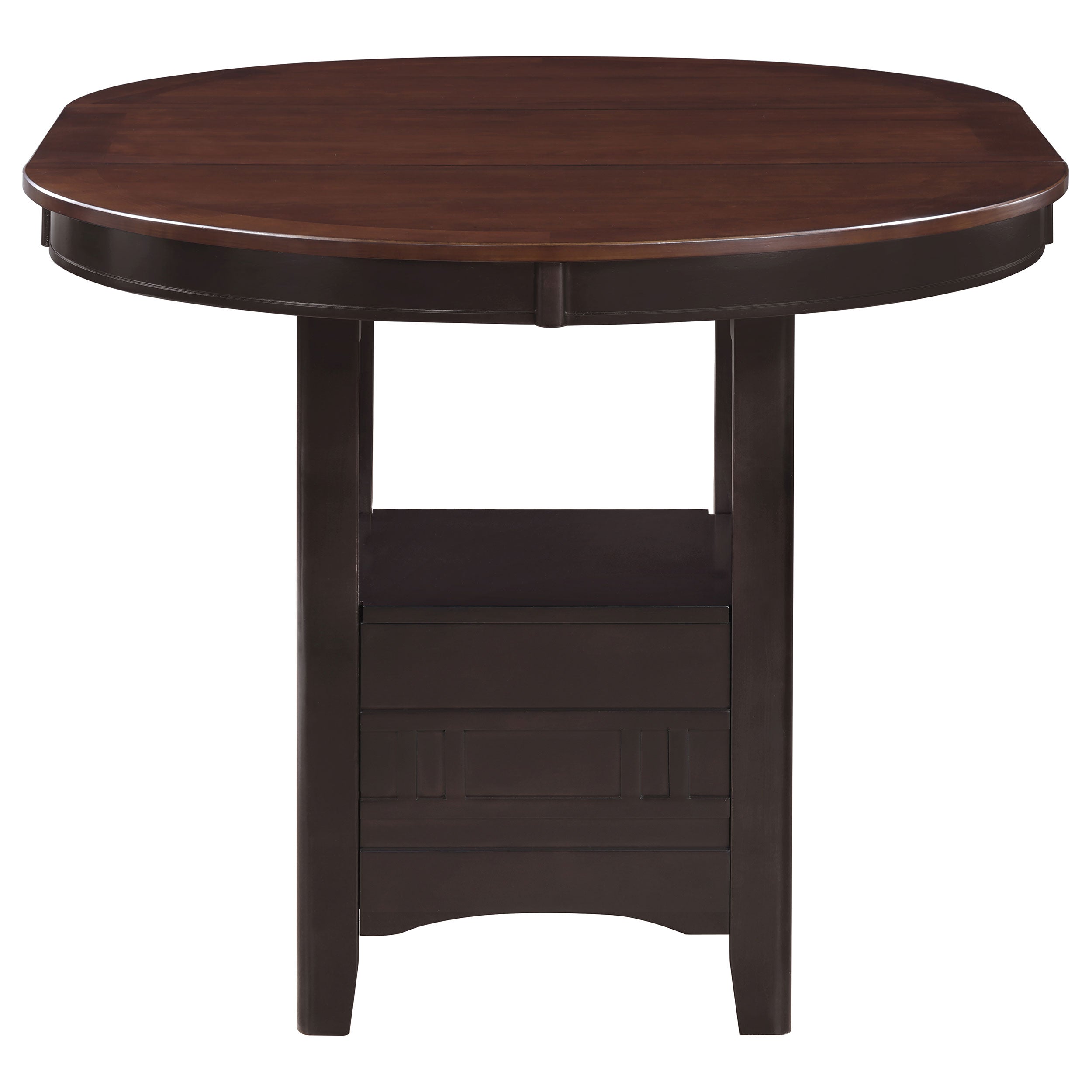 Lavon 5-piece Oval Counter Height Dining Set Light Chestnut-CoasterEveryday