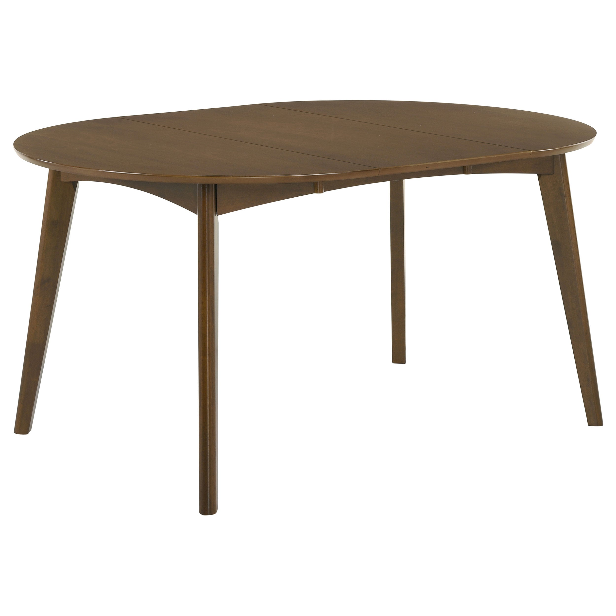 Jedda 5-piece Oval Dining Table Set Dark Walnut-CoasterEveryday