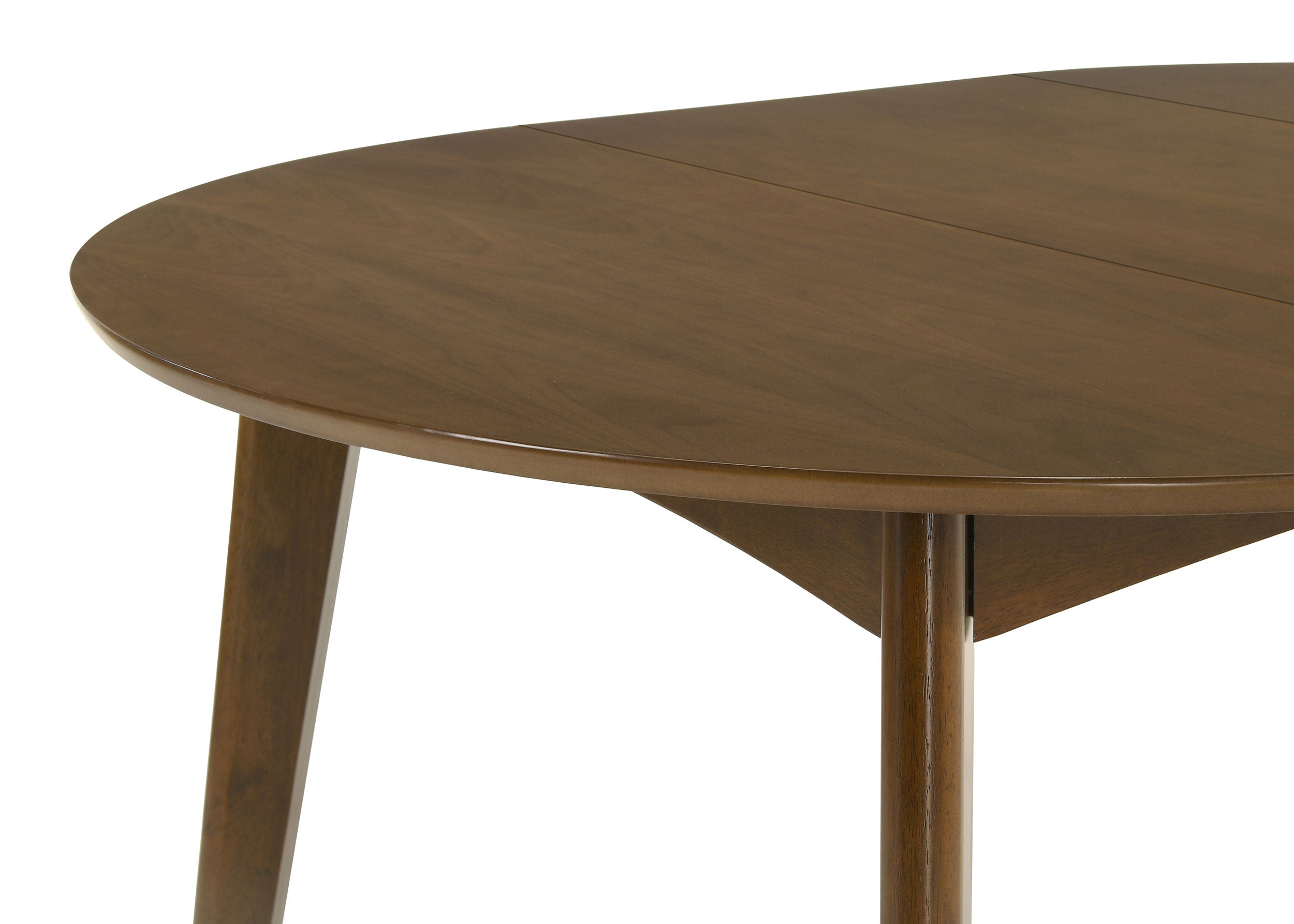Jedda Oval 60-inch Extension Leaf Dining Table Dark Walnut-CoasterEveryday