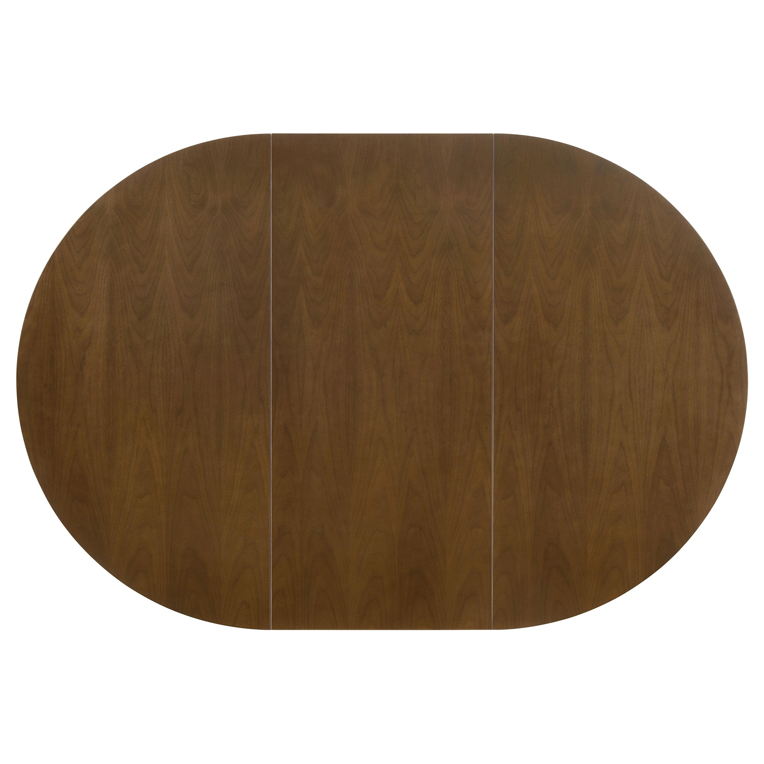 Jedda Oval 60-inch Extension Leaf Dining Table Dark Walnut-CoasterEveryday