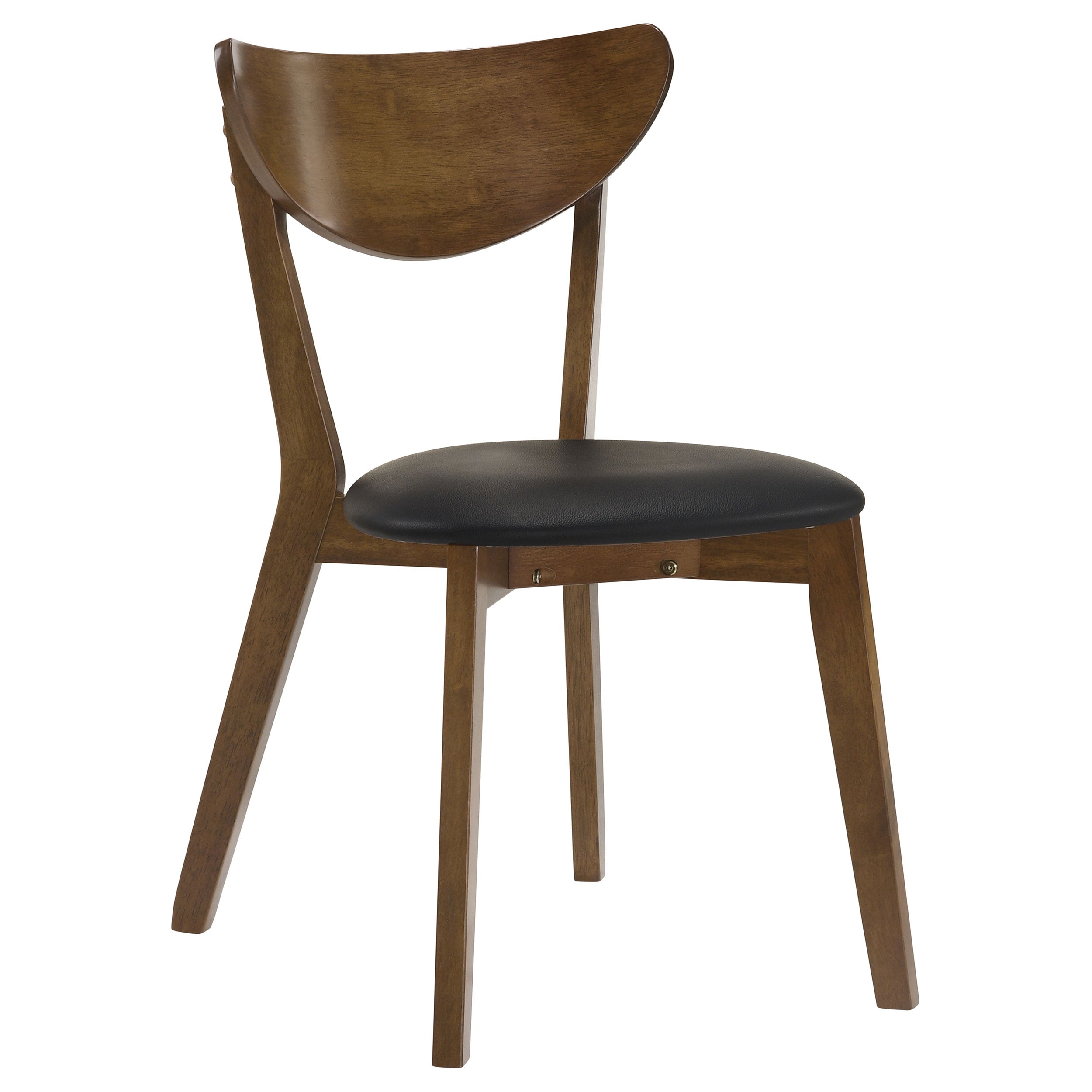 Jedda Wood Dining Side Chair Dark Walnut (Set of 2)-CoasterEveryday
