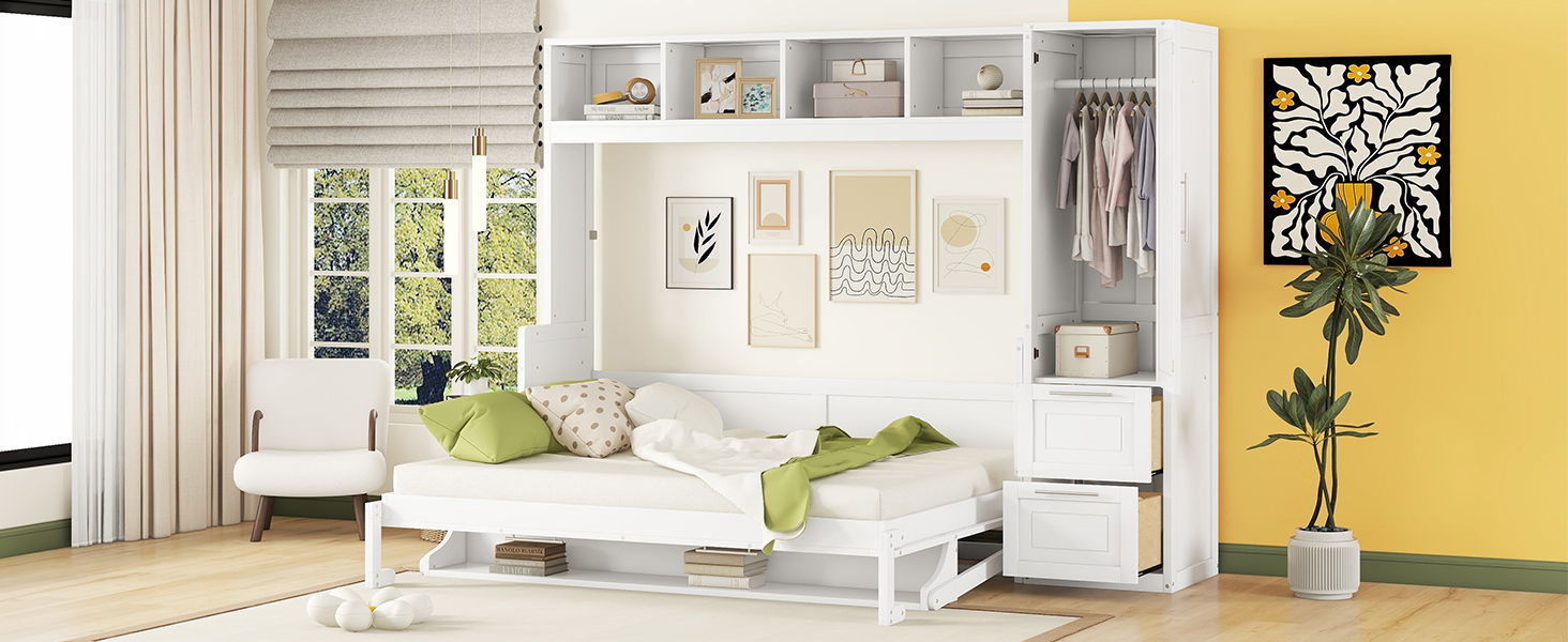 Murphy Wall Bed With Closet And Drawers